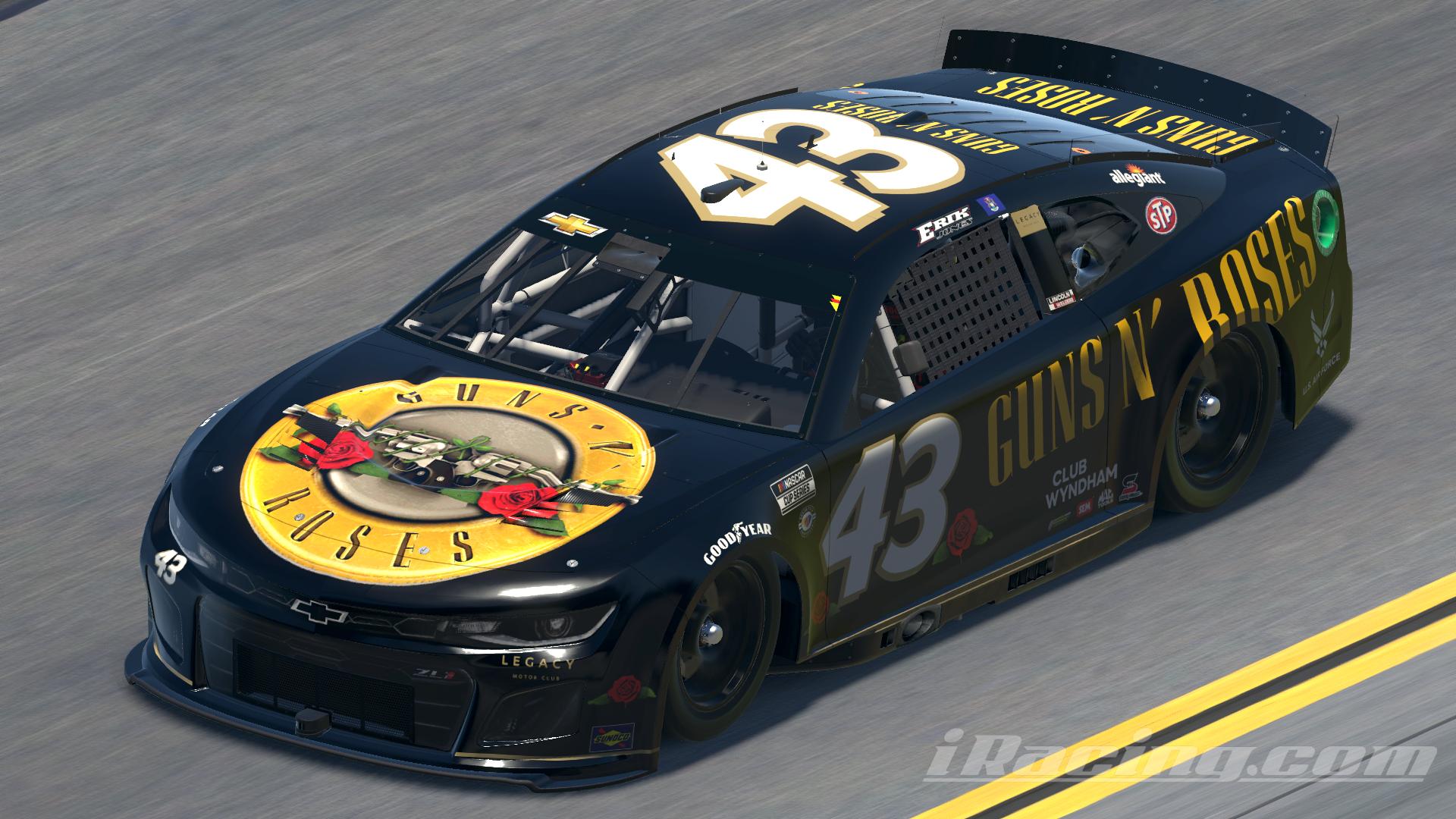 1920x1080 Erik Jones Guns N Roses Chevrolet Camaro ZL1 by Leighton B Sibille