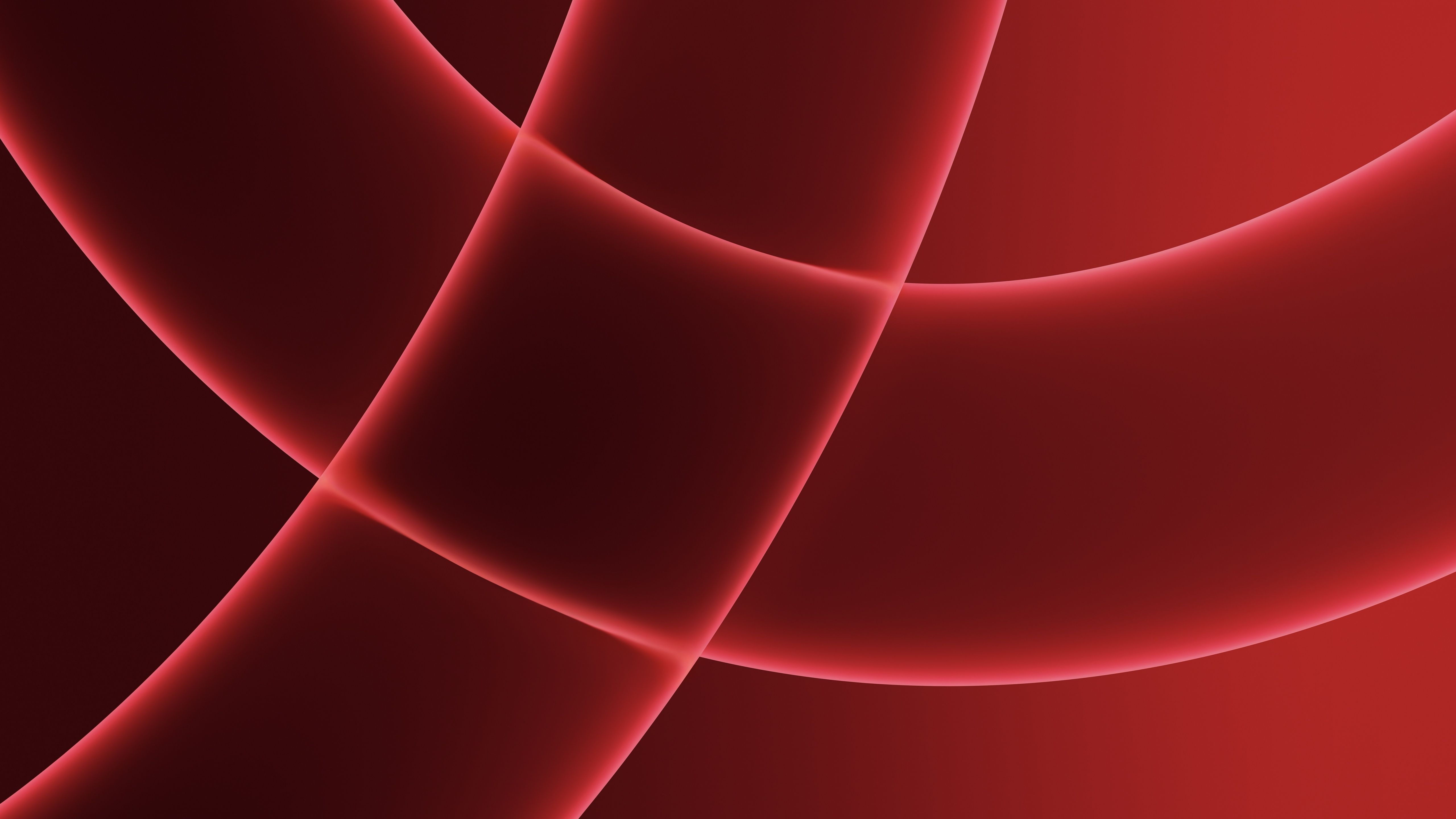 5120x2880 iMac 2021 Wallpaper 4K, Red background, Apple Event 2021