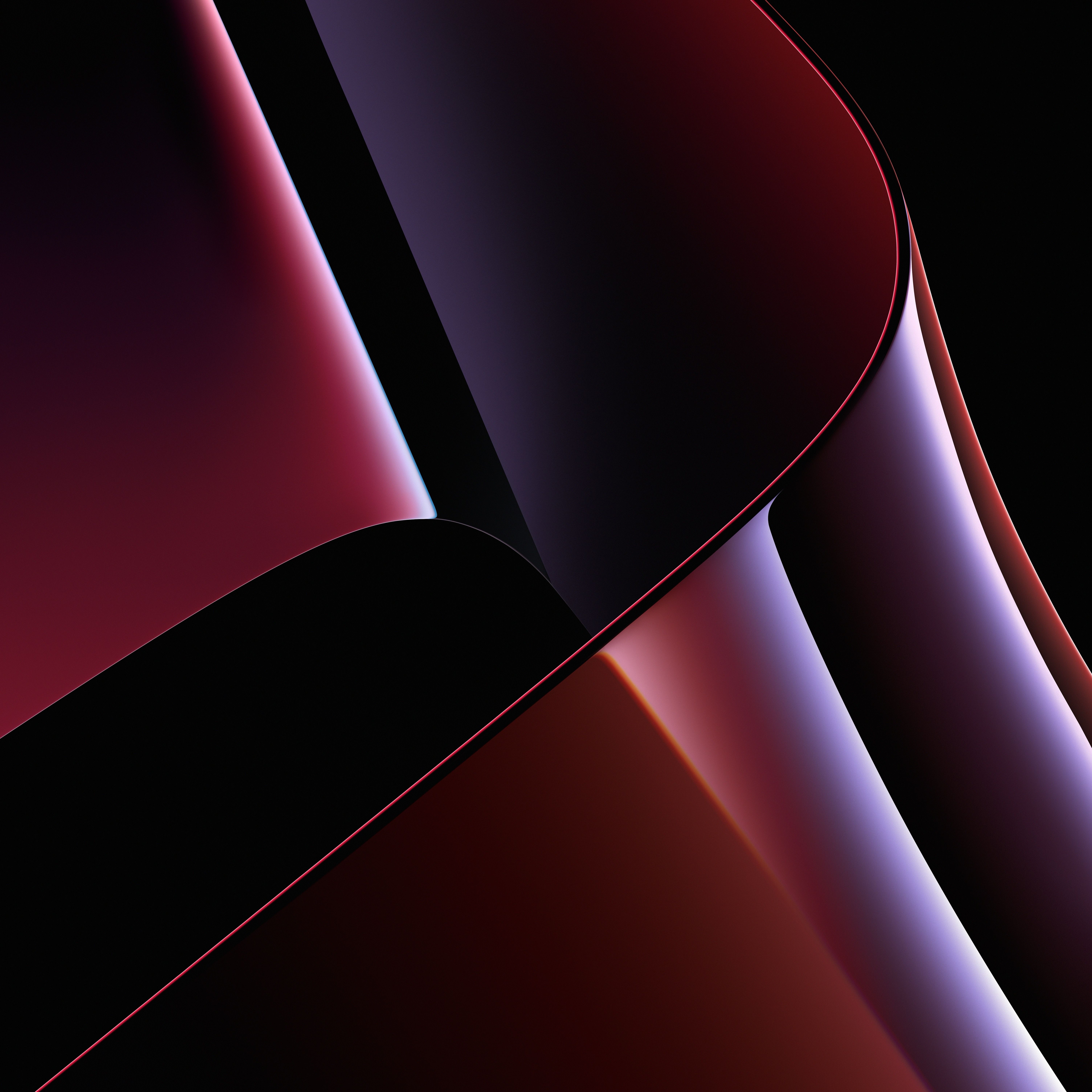 6016x6016 New 2021 MacBook Pro (Chroma Red Dark) Stock Wallpaper In Ultra HD