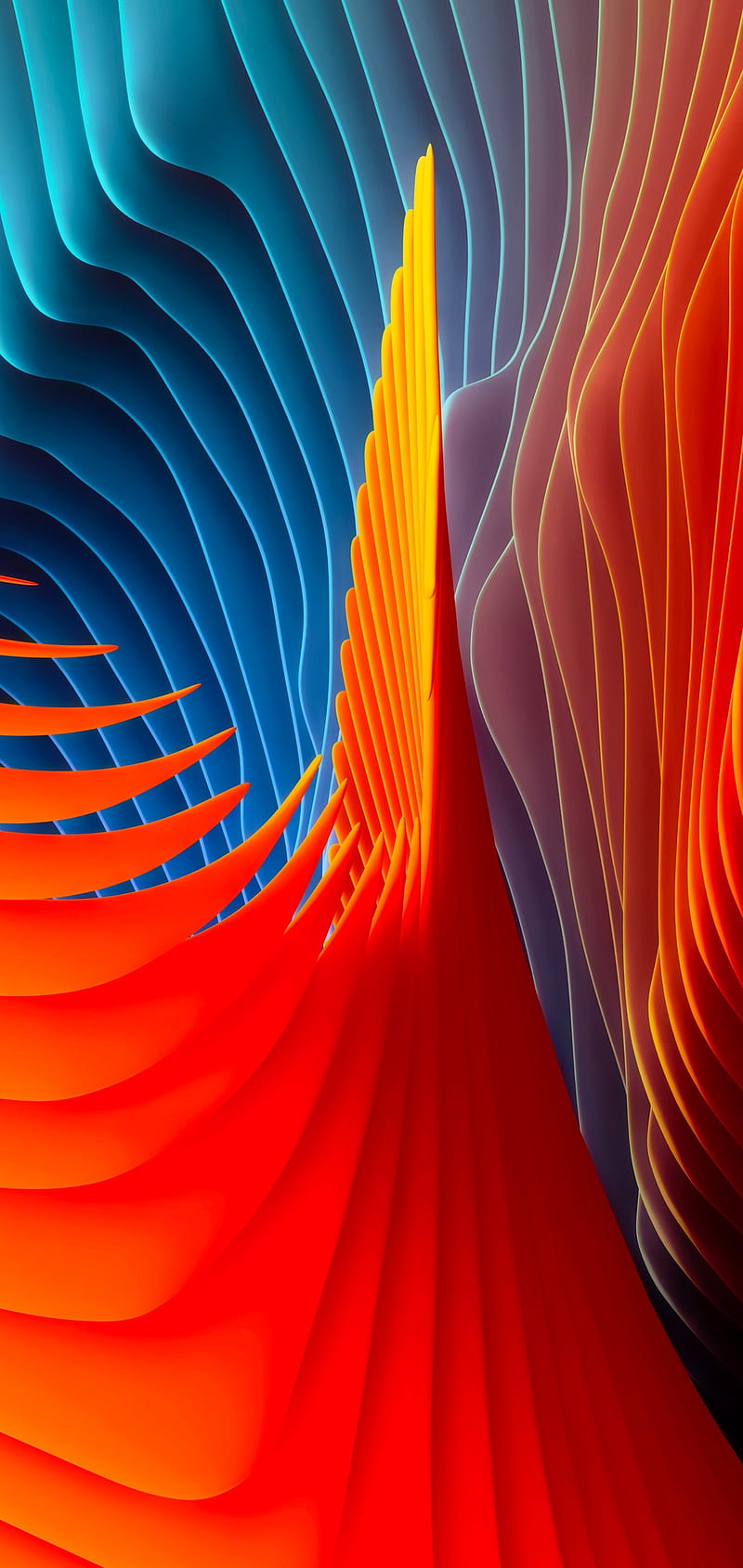 800x1689 Mac Os Design, Red, Os, HD Phone Wallpaper