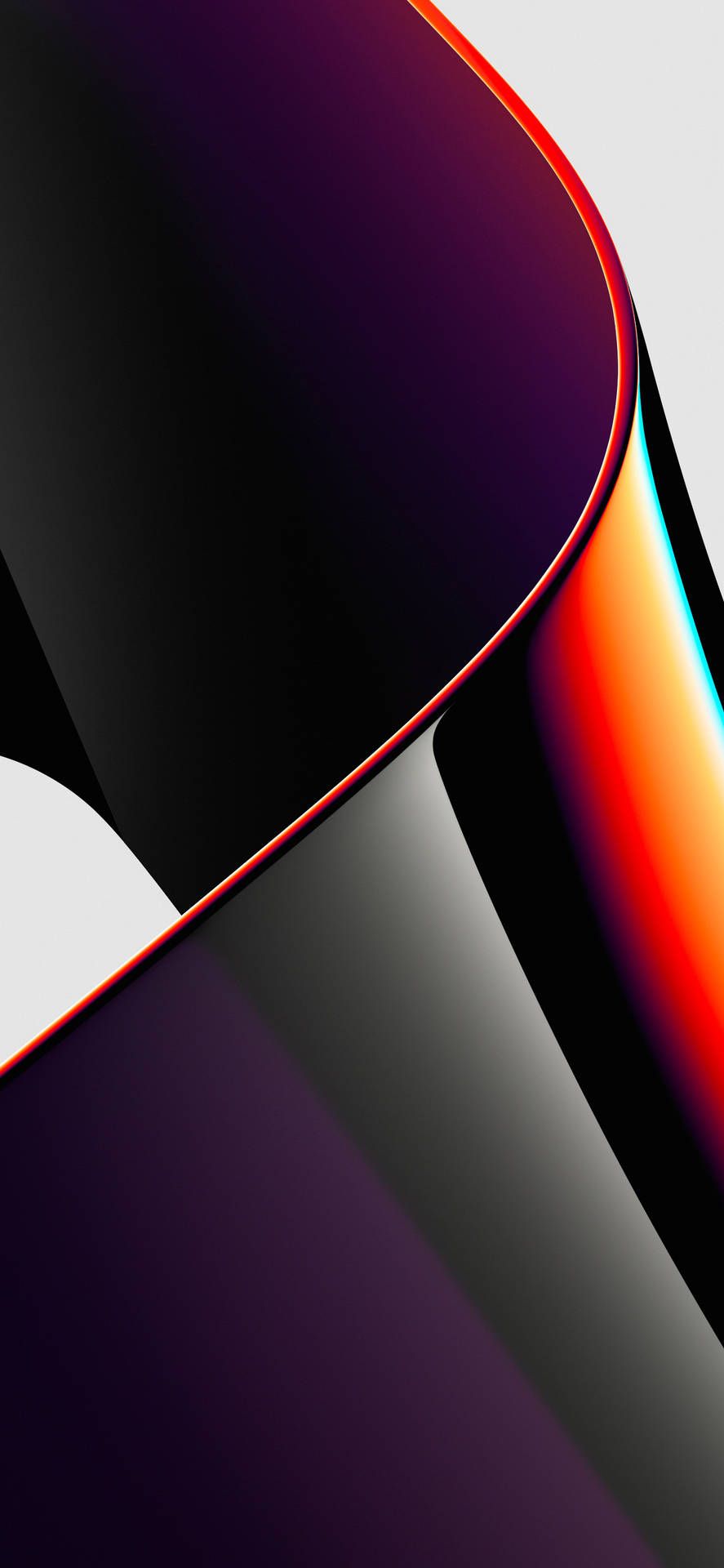 887x1920 Download Macbook Pro Chroma Red 2021 Wallpaper