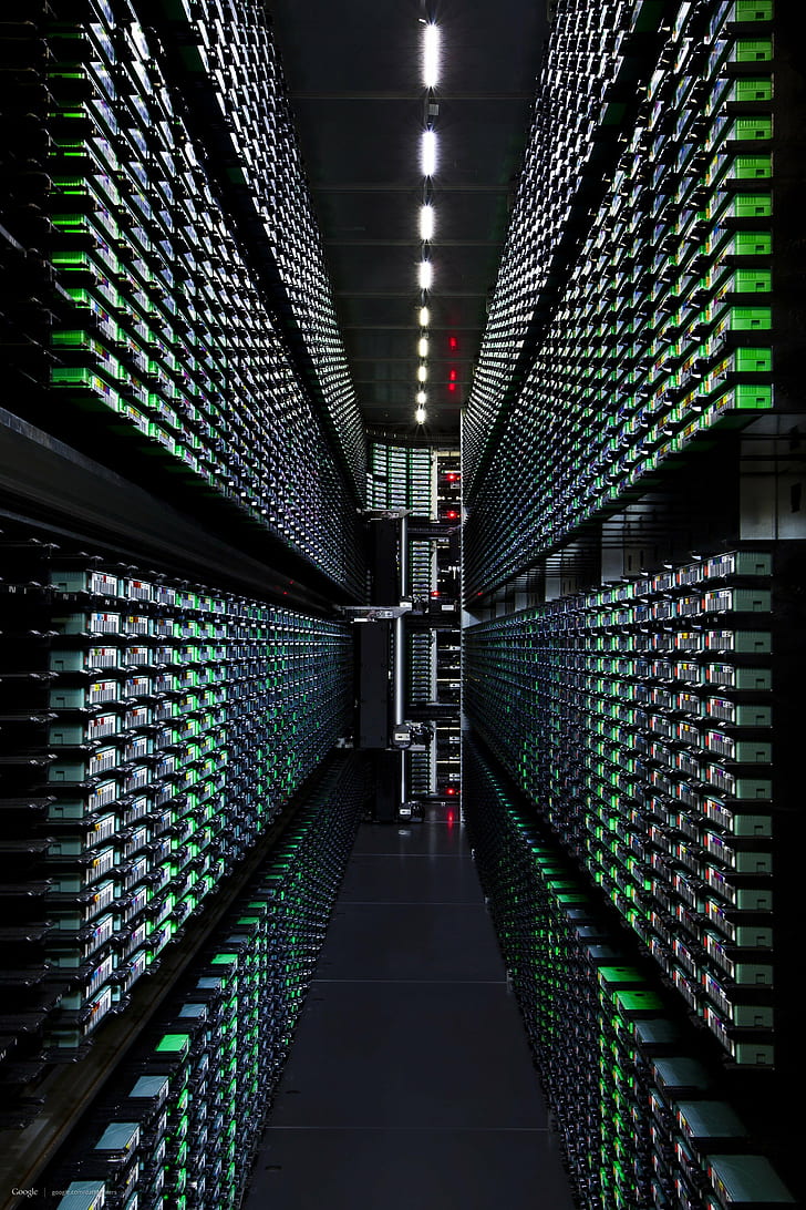 728x1092 Google datacenter tape library 1080P, 2K, 4K, 5K HD wallpaper free download