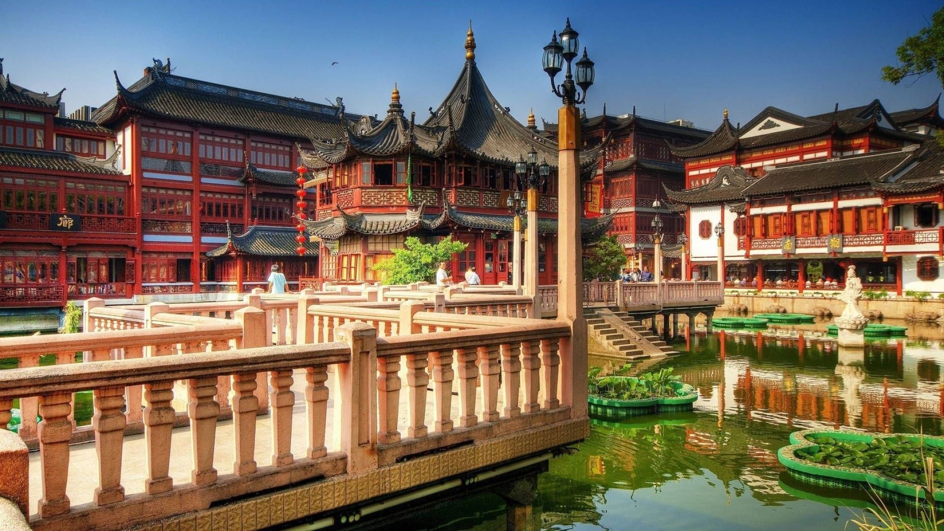 1920x1080 Download Yuyuan Garden Shanghai China Wallpaper