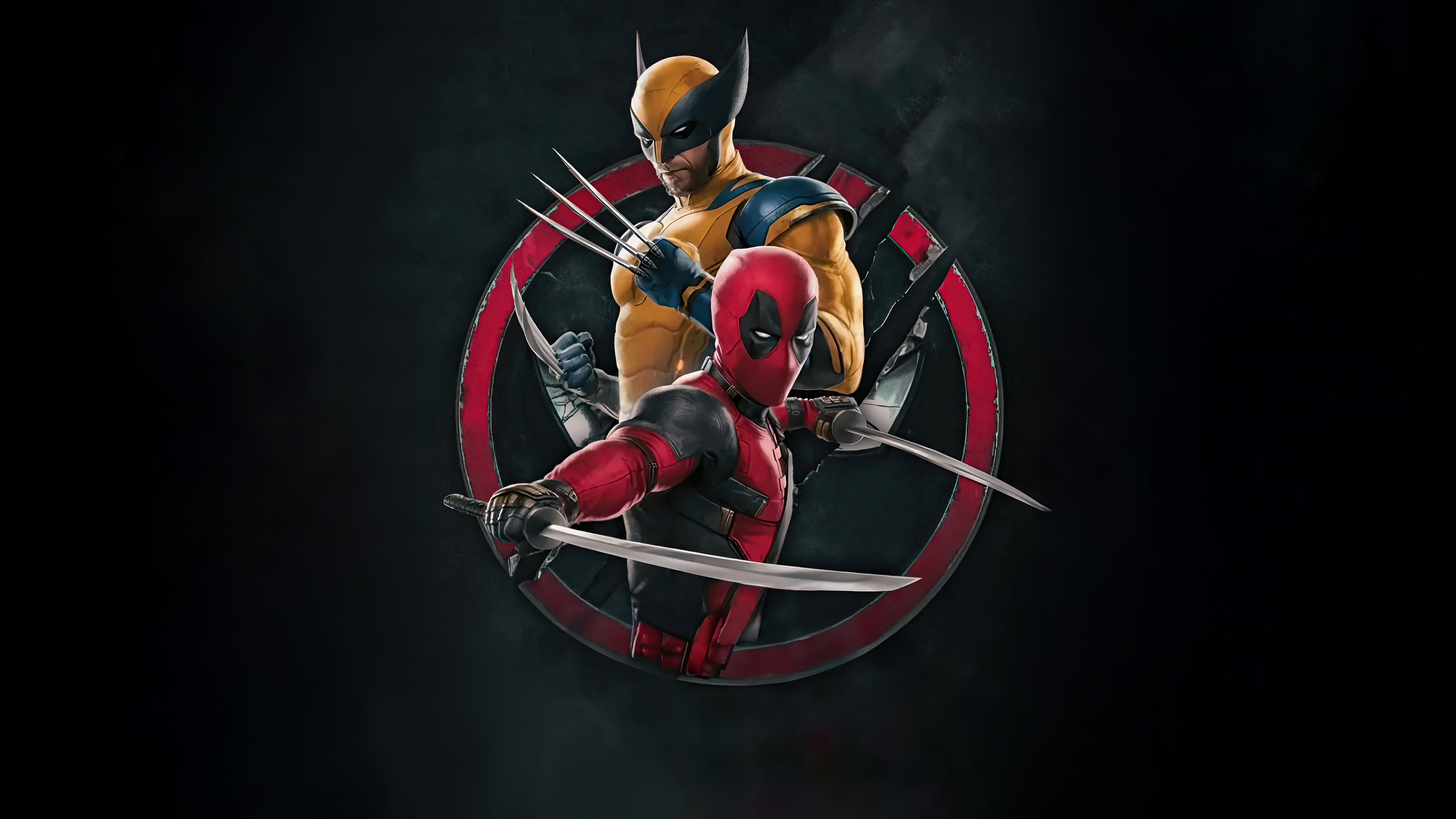 3840x2160 Deadpool & Wolverine Ready to Fight Wallpaper, HD Superheroes 4K Wallpaper, Image and Background