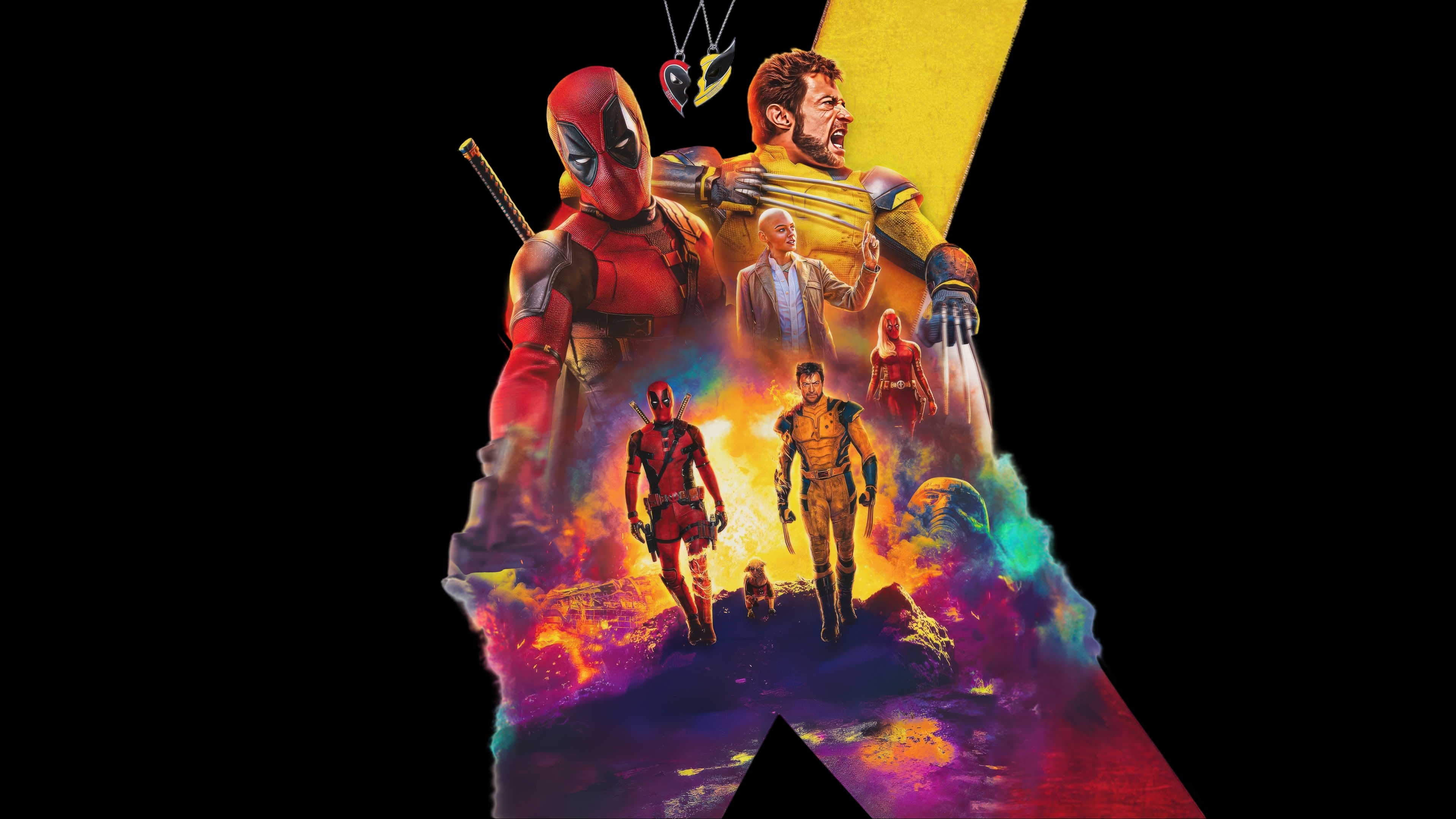 3840x2160 Deadpool & Wolverine Movie Character Poster Wallpaper, HD Movies 4K Wallpaper, Image and Background