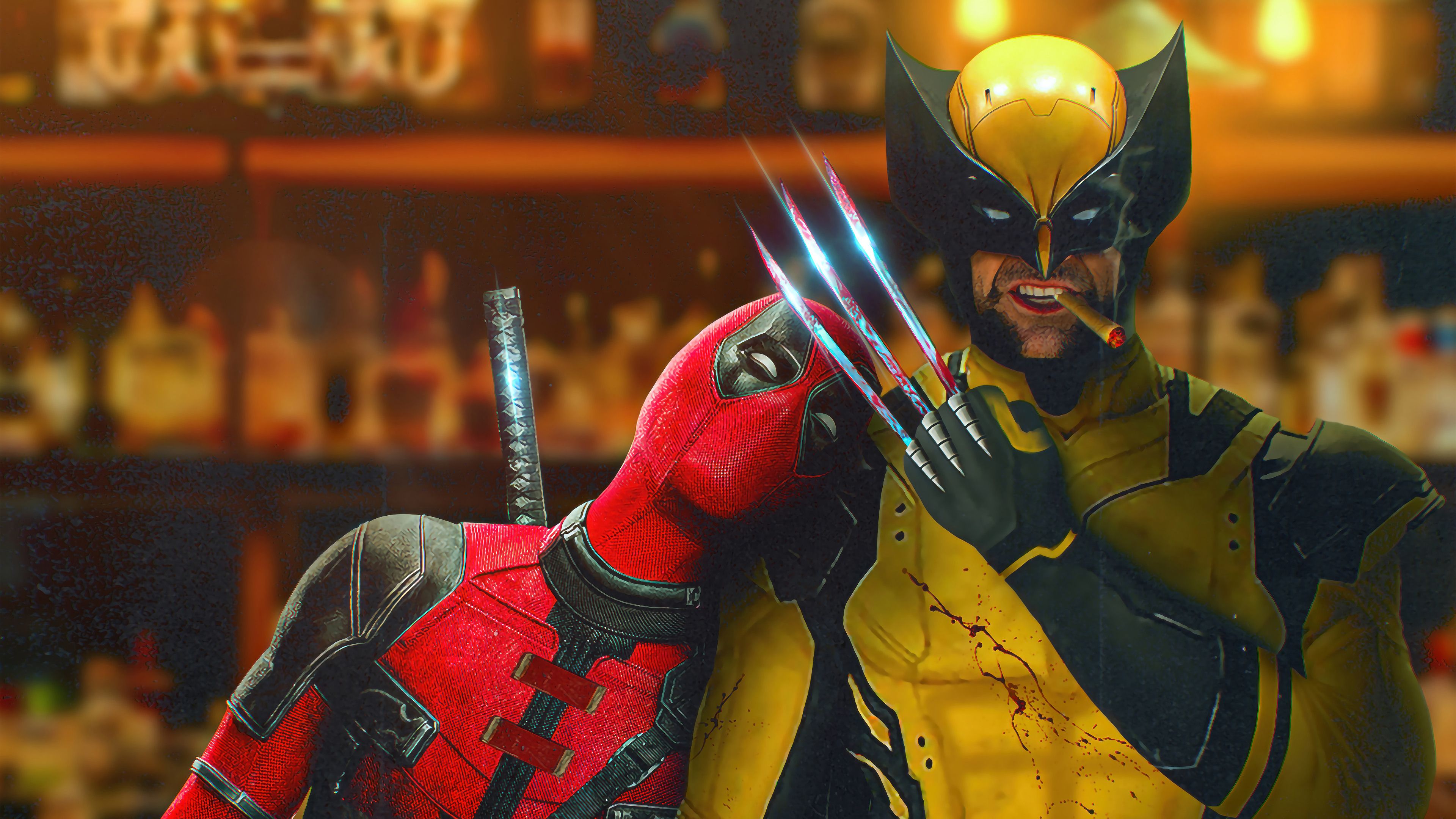 3840x2160 Deadpool & Wolverine 4K Wallpaper HD PC c