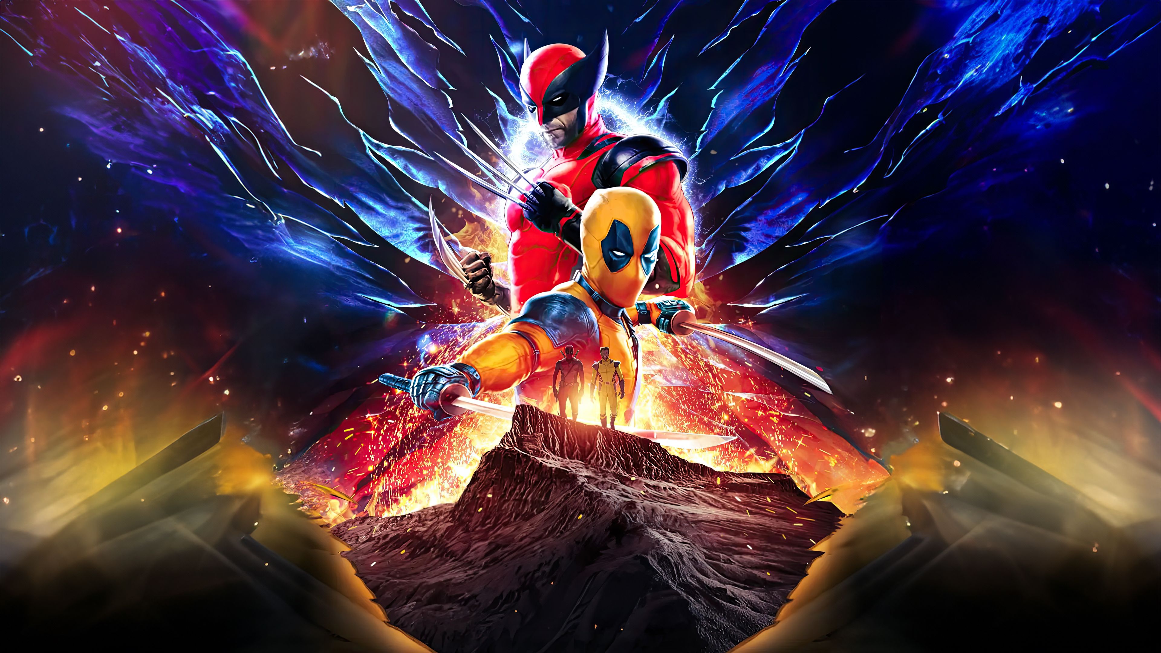 3840x2160 Deadpool And Wolverine 4k Artwork Wallpaper, HD Superheroes Wallpaper, 4k Wallpaper, Image, Background, Photos and Picture