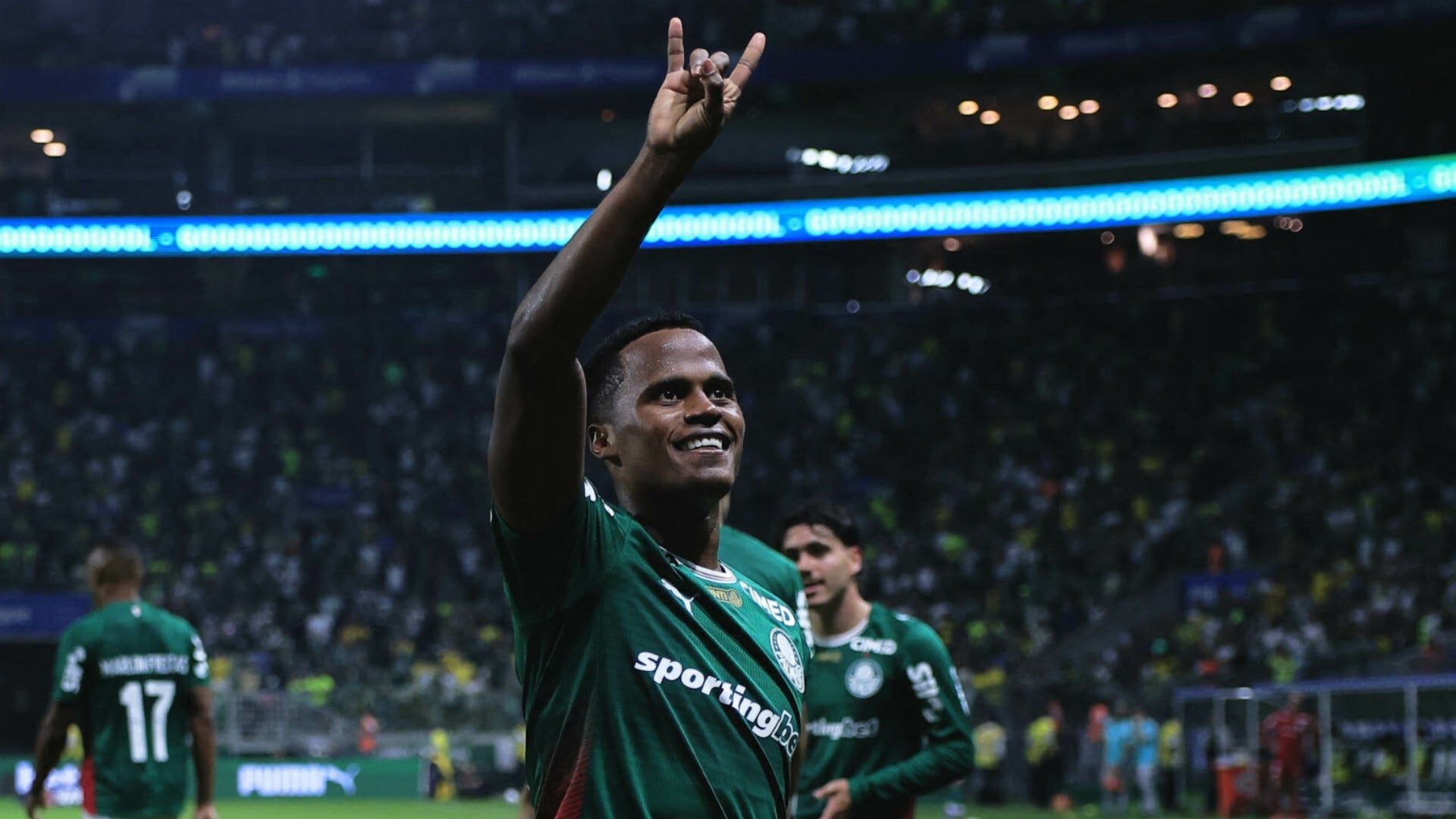 1920x1080 Jhon Arias ilusiona a Palmeiras: mira su primer gol como 'verdao'