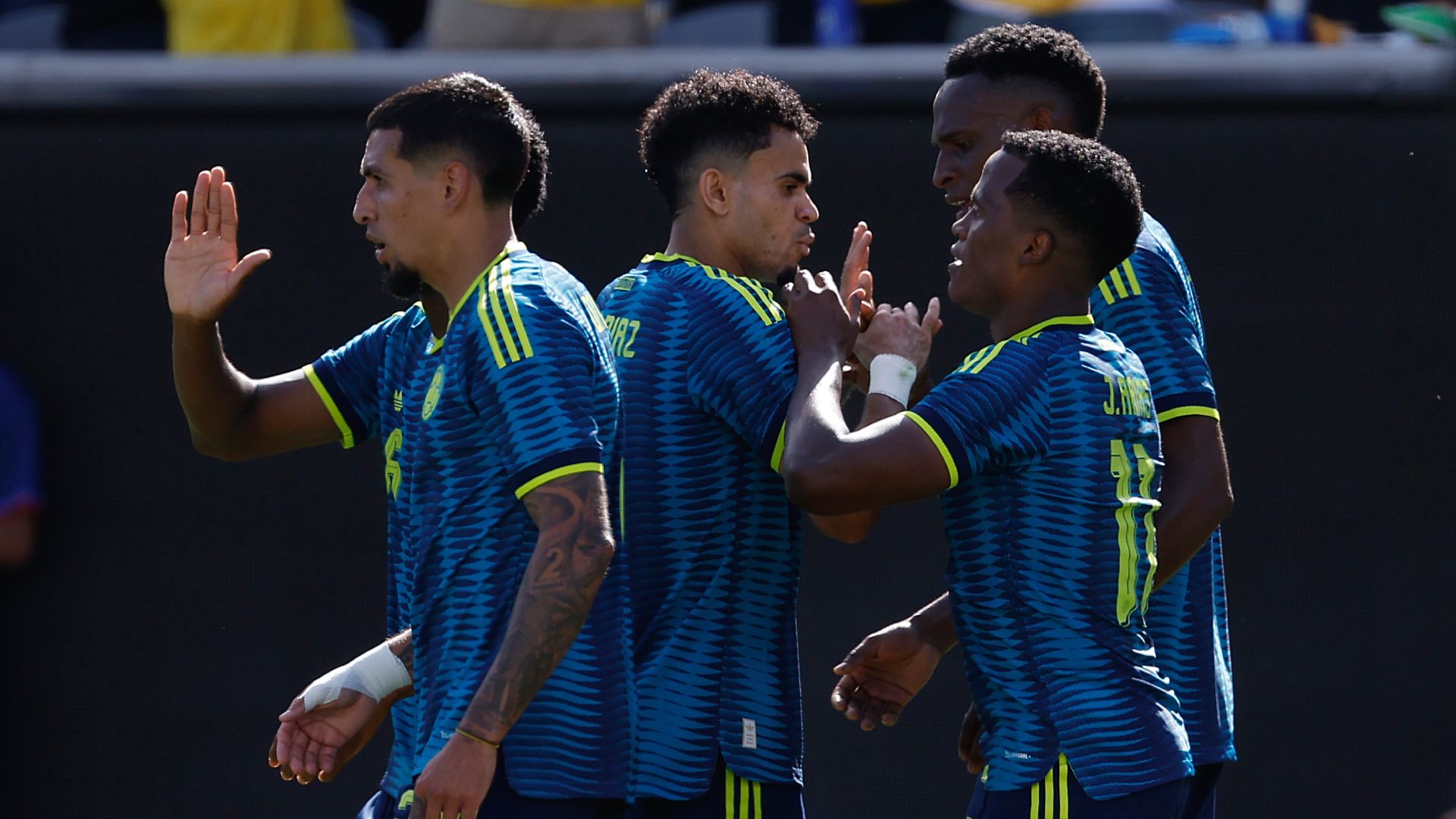 1920x1080 Colombia festejó ante Jordania gracias al doblete de Jhon Arias