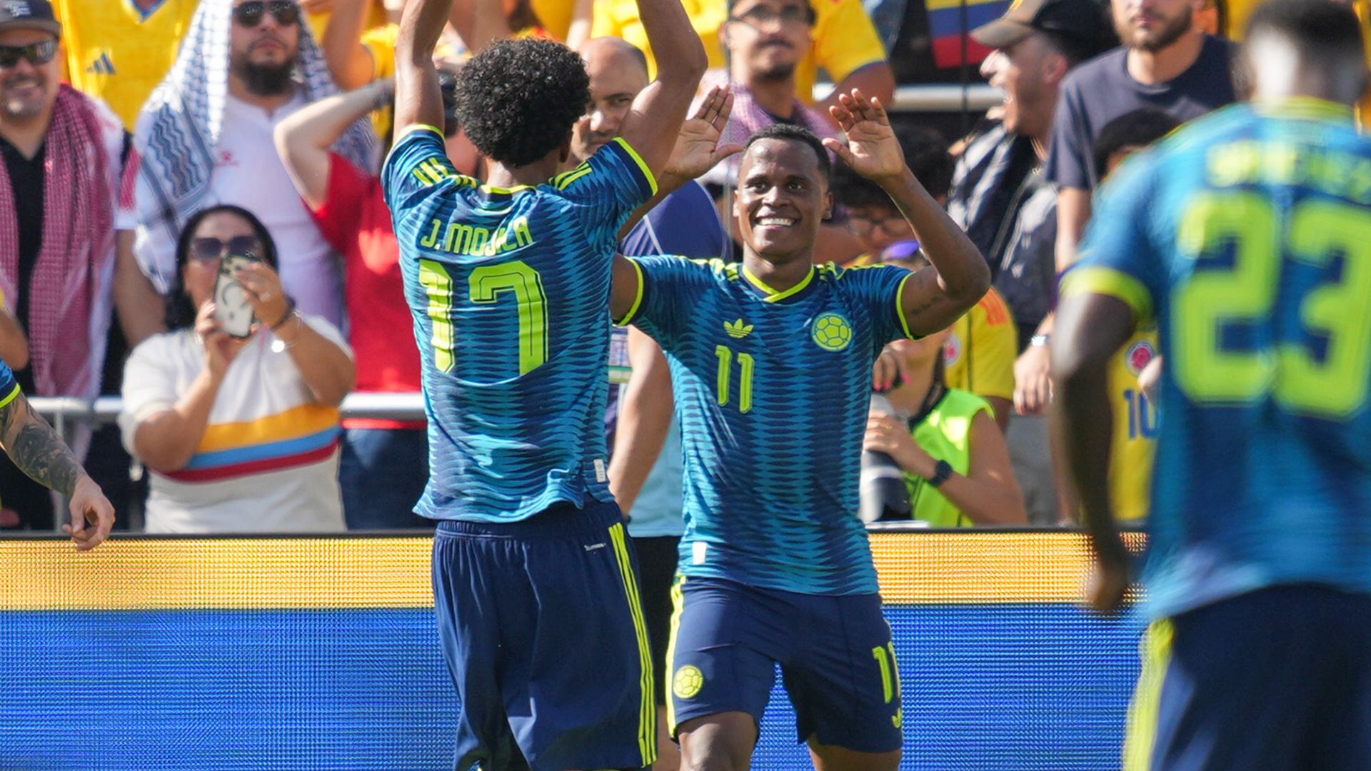 1920x1080 Arias nets double as Colombia sees off Jordan