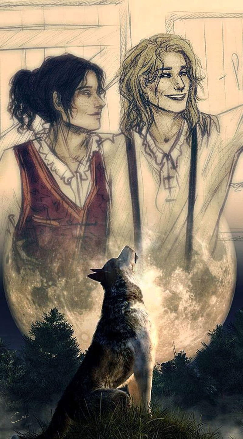 800x1445 The Vampire Lestat, lestat and nicolas, moon, HD phone wallpaper