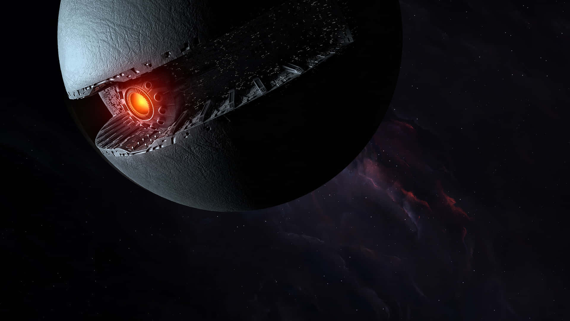 1920x1080 Download A closeup of Starkiller Base, the main setting of the 7th Star Wars movie Wallpaper