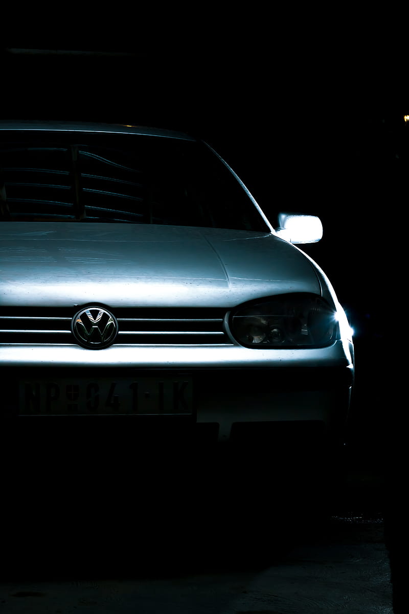 800x1200 VW Golf mk4 black, car, carros, charger, dodge, logo, muscle, old, quattro, HD phone wallpaper