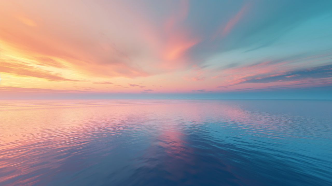 1280x720 Sea Wallpaper 4K, Horizon