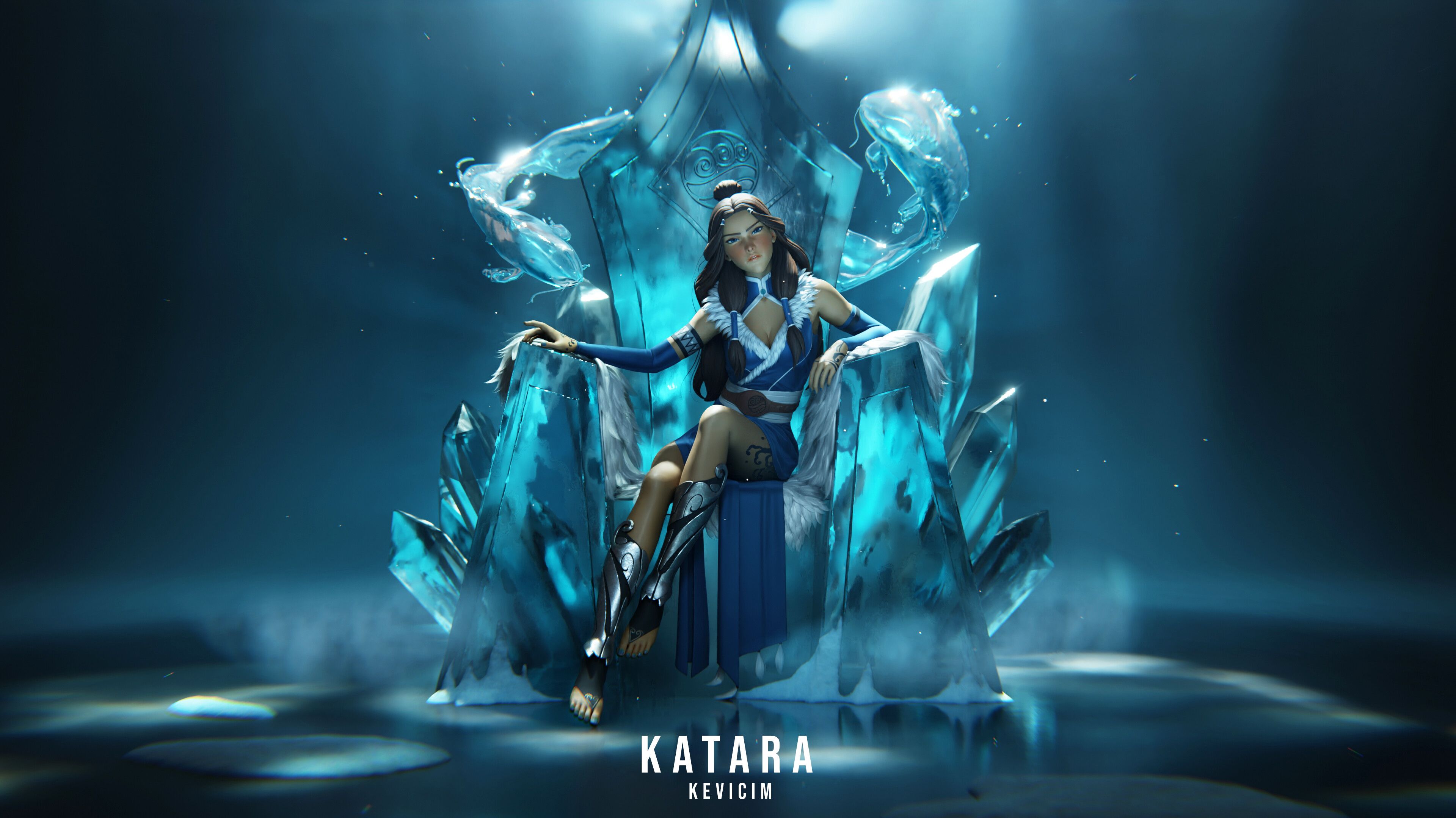 3840x2160 Water Tribe Chief Katara Projects Artists Community