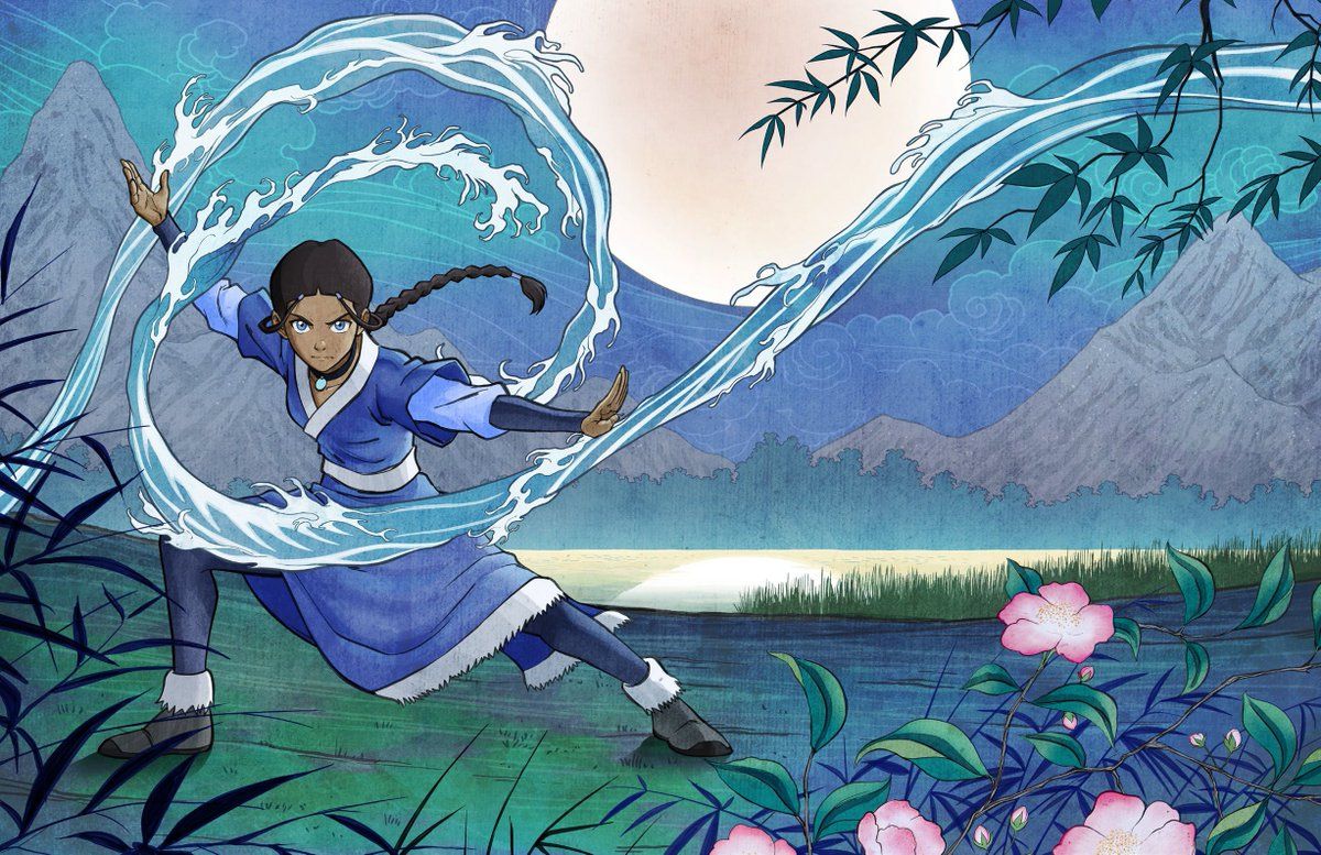1200x777 Katara of the Southern Water Tribe, from the official Avatar Legends RPG Core Book