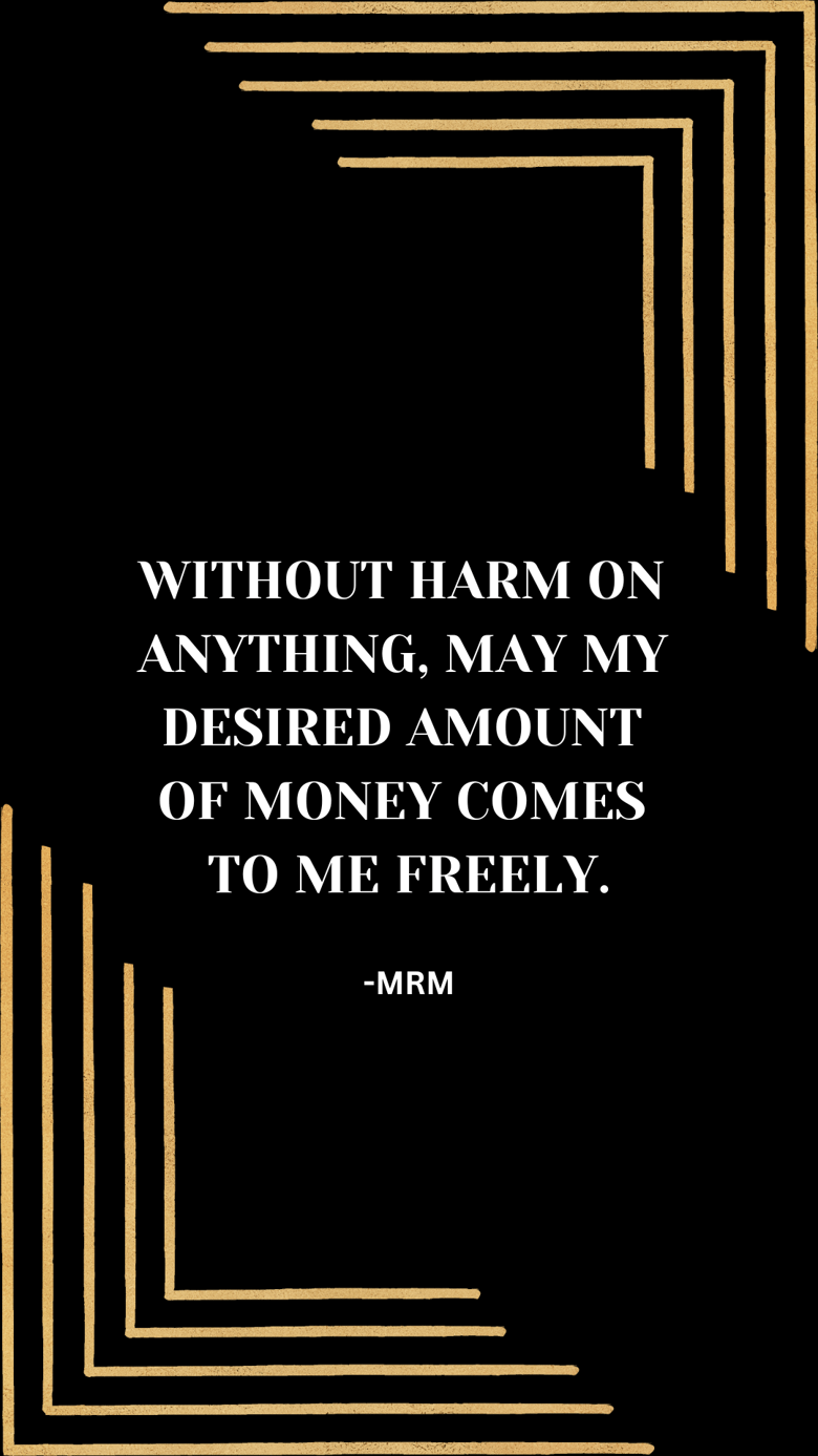 780x1387 Type 2 Black Gold Phone Wallpaper Set (Wealth Success Luxury Etc. Affirmations) Audios's Ko Fi Shop