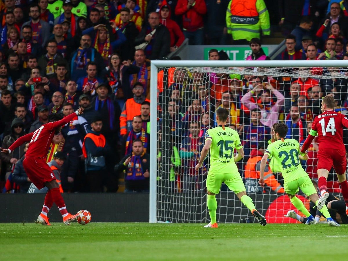 1200x900 Watch Divock Origi Goal: Watch Liverpool Take Lead Against Barcelona In Champions League Semi Final Second Leg