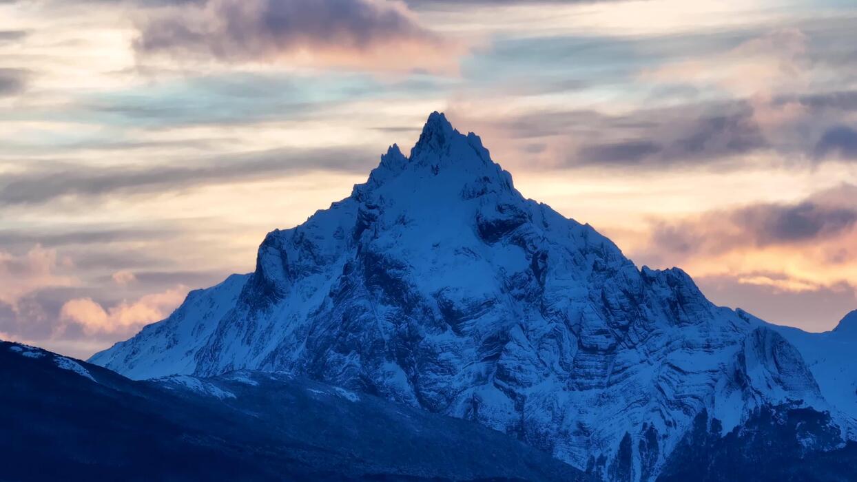 1244x700 Outside Mount Olivia at Ushuaia in Tierra Del Fuego Argentina. Stunning Landscape