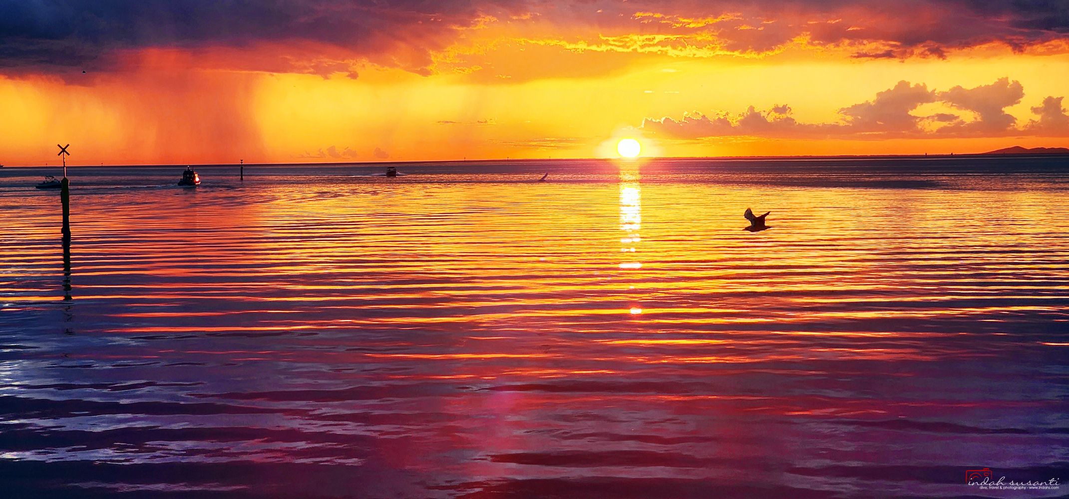 2141x1000 Stunning Sunset at St Kilda