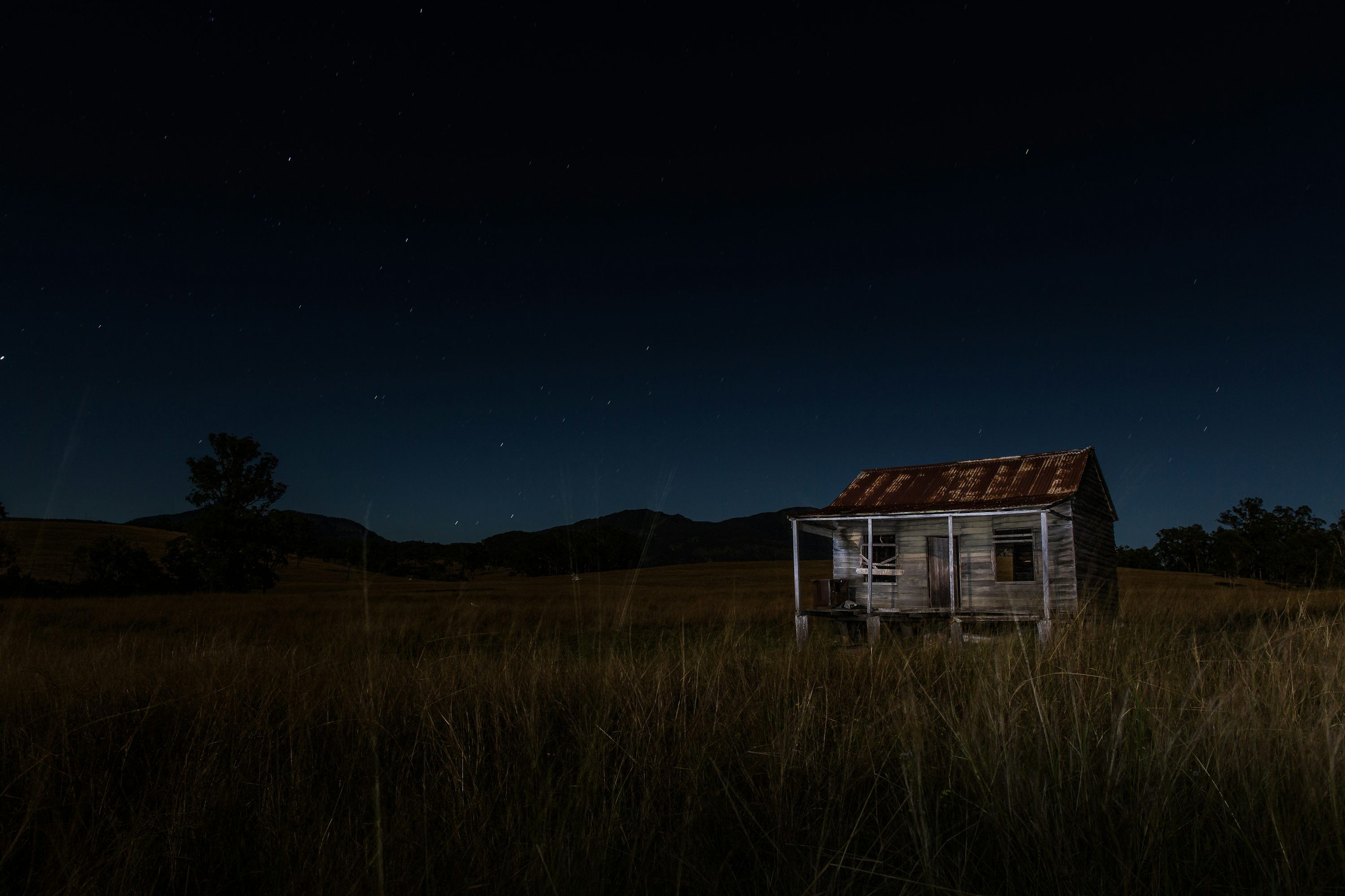 3000x2000 Farm At Night Picture. Download Free Image