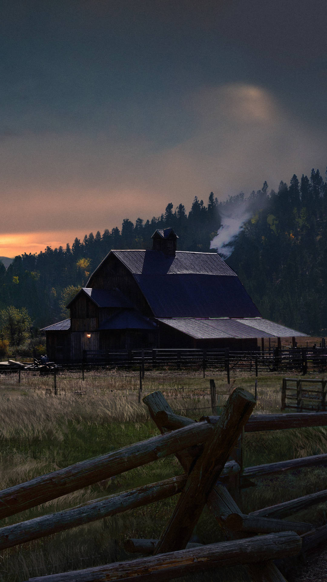 1080x1920 Download Far Cry 5 Farm House Night iPhone Wallpaper