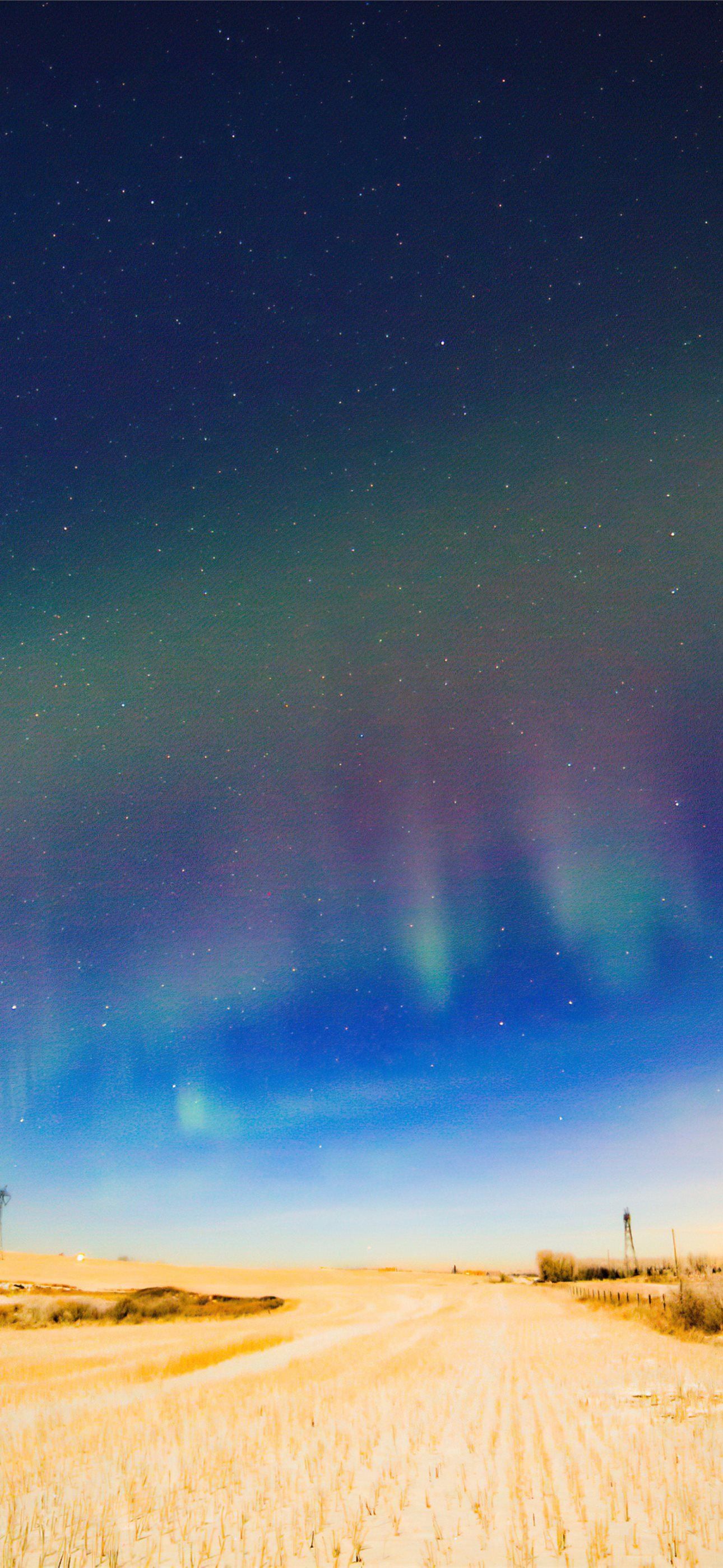 1290x2796 alberta farm night sky iPhone Wallpaper Free Download