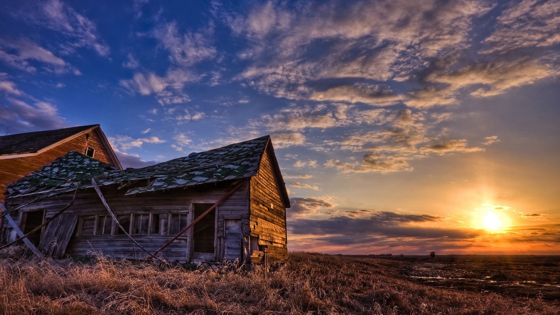 1920x1080 Farm Scene Wallpaper