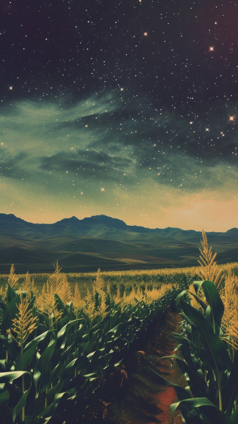 800x1427 Cool wallpaper farm fields space. Free Photo Illustration