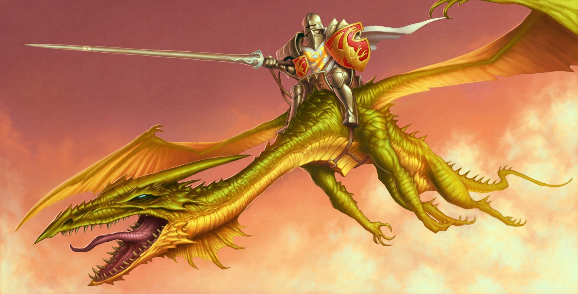 1920x978 Epic Dragon Rider: Fantasy HD Wallpaperx1273