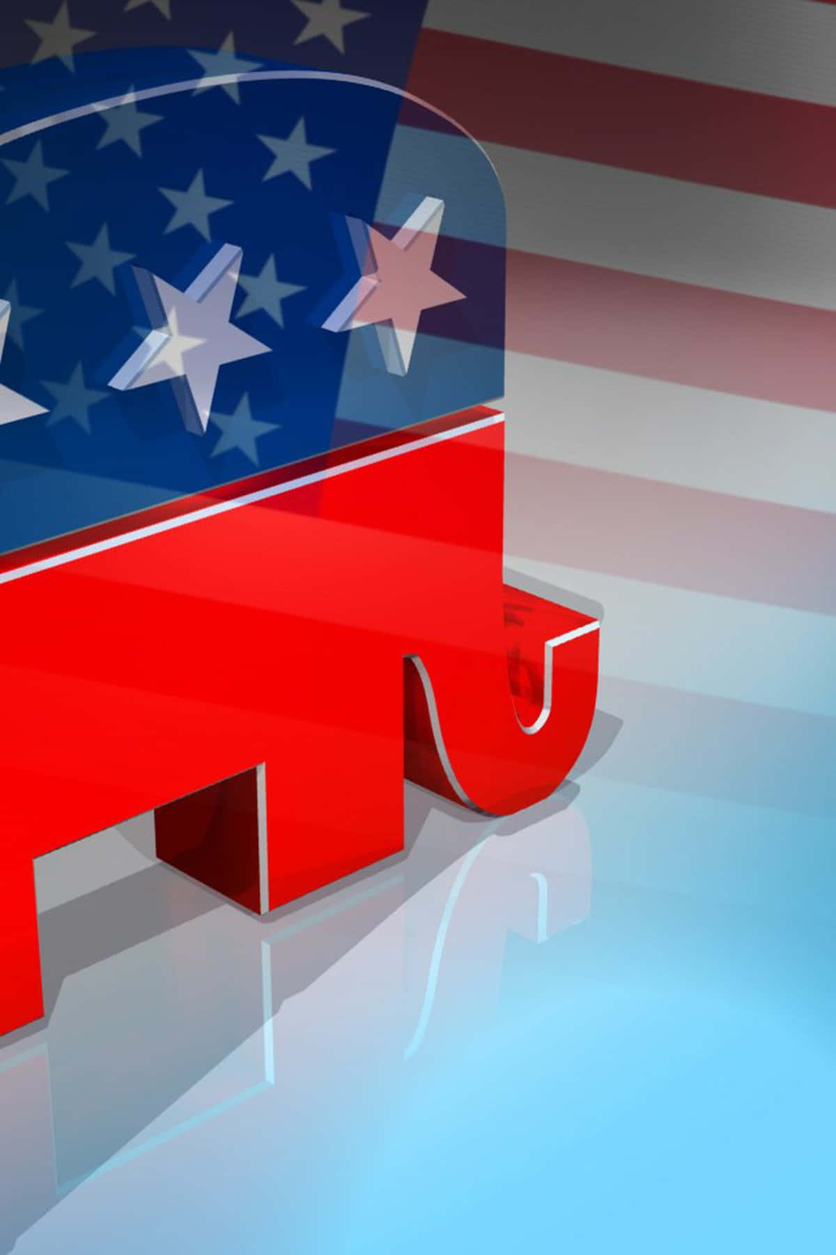 1200x1800 Download Shiny Republican Elephant Wallpaper