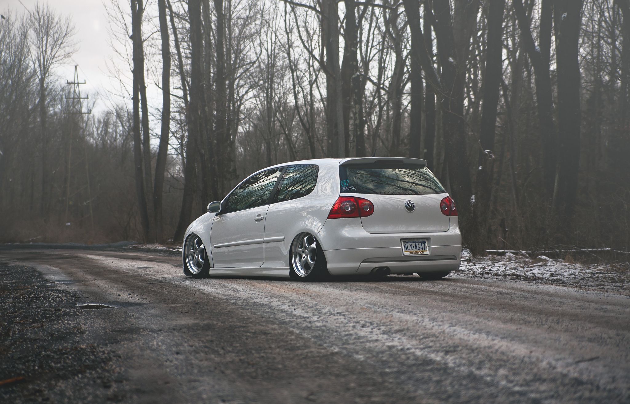 2048x1315 Wallpaper winter, tuning, Volkswagen, Golf, golf, GTI, stance for mobile and desktop, section volkswagen, resolution 2048x1315