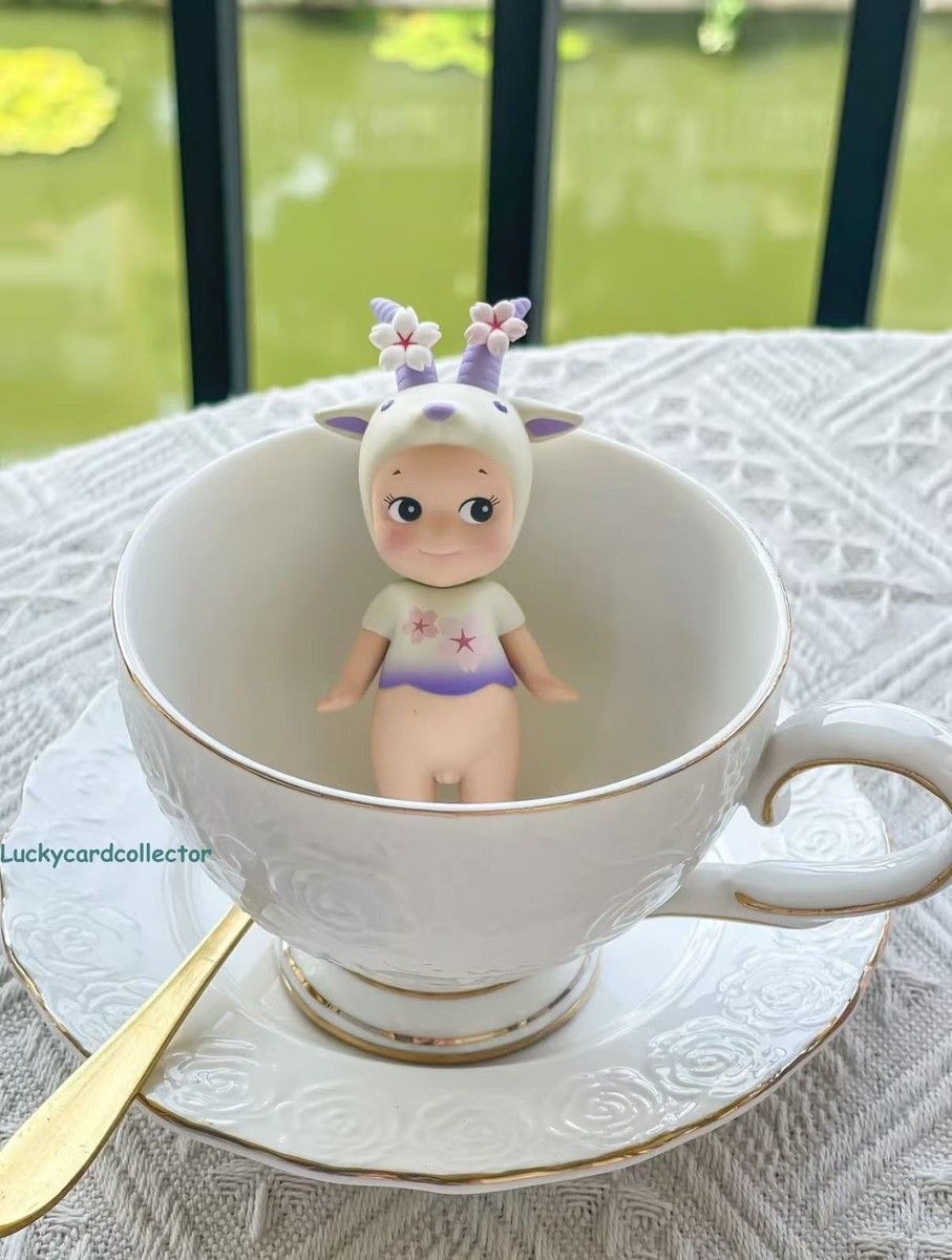 907x1200 Authentic Sonny Angel Cherry Blossom Series Mini Figure Sakura Goat