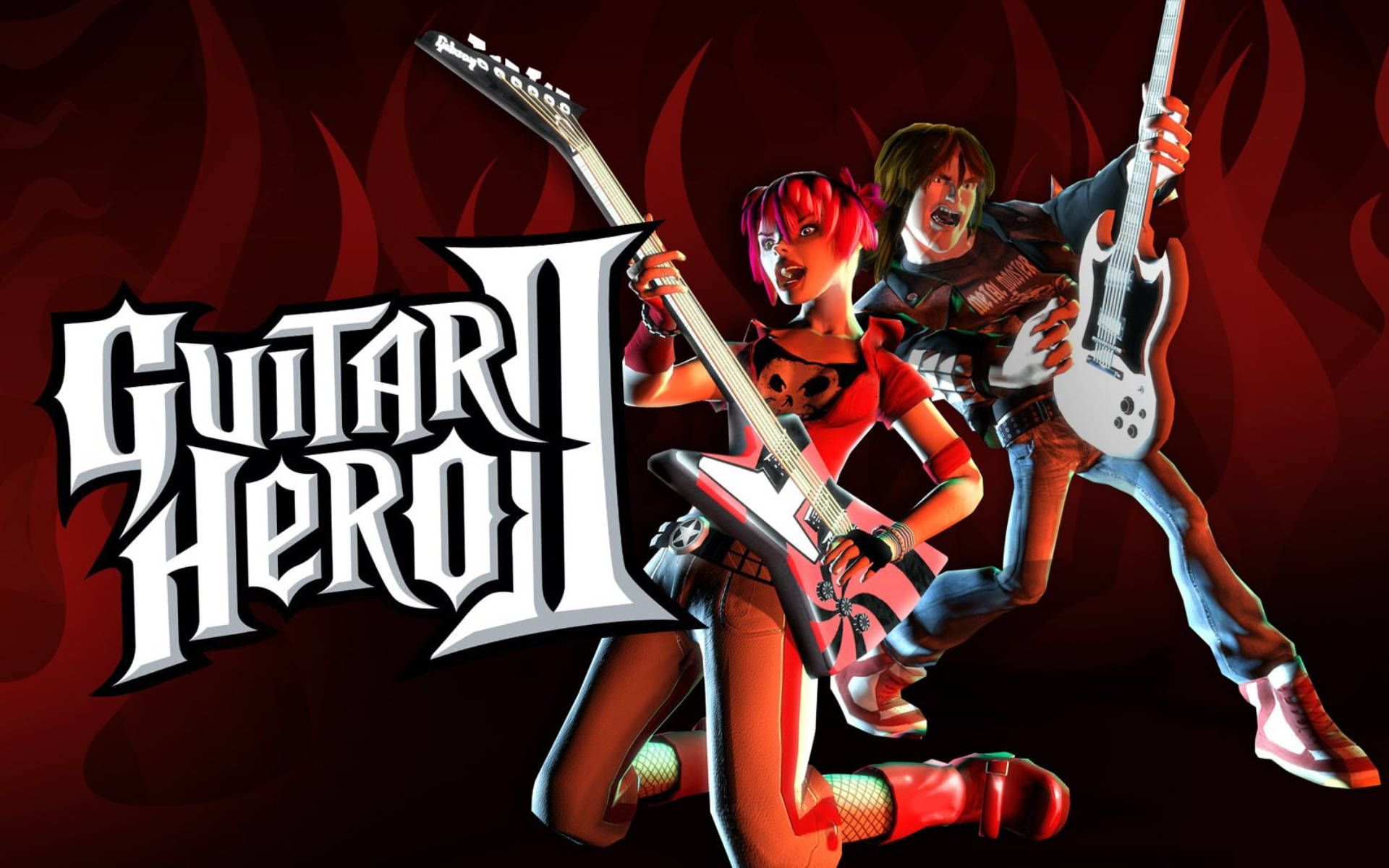 1920x1200 Download Guitar Hero 2 Digital Cover Wallpaper