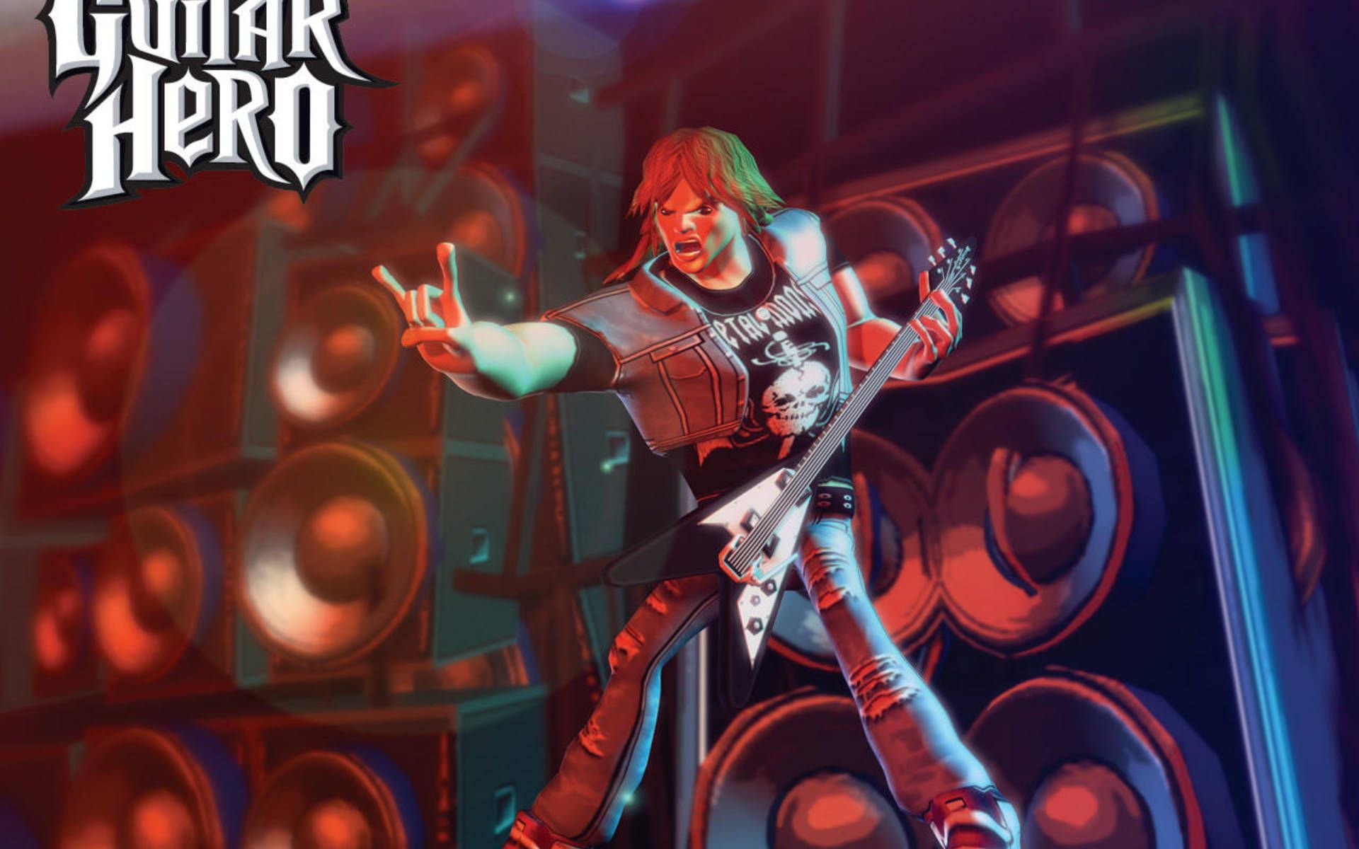 1920x1200 Download Guitar Hero 3D Rock Guitarist Wallpaper