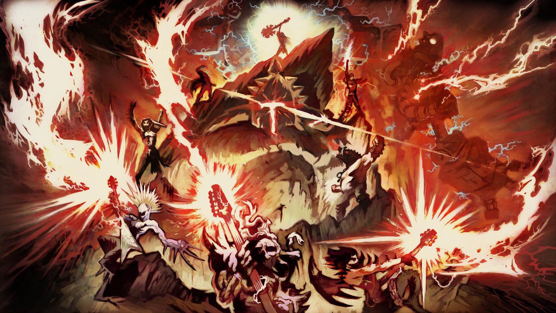 1920x1080 Guitar Hero Wallpaper Guitar Hero World Tour HD Wallpaper: Rock Your Screen 1920x1080