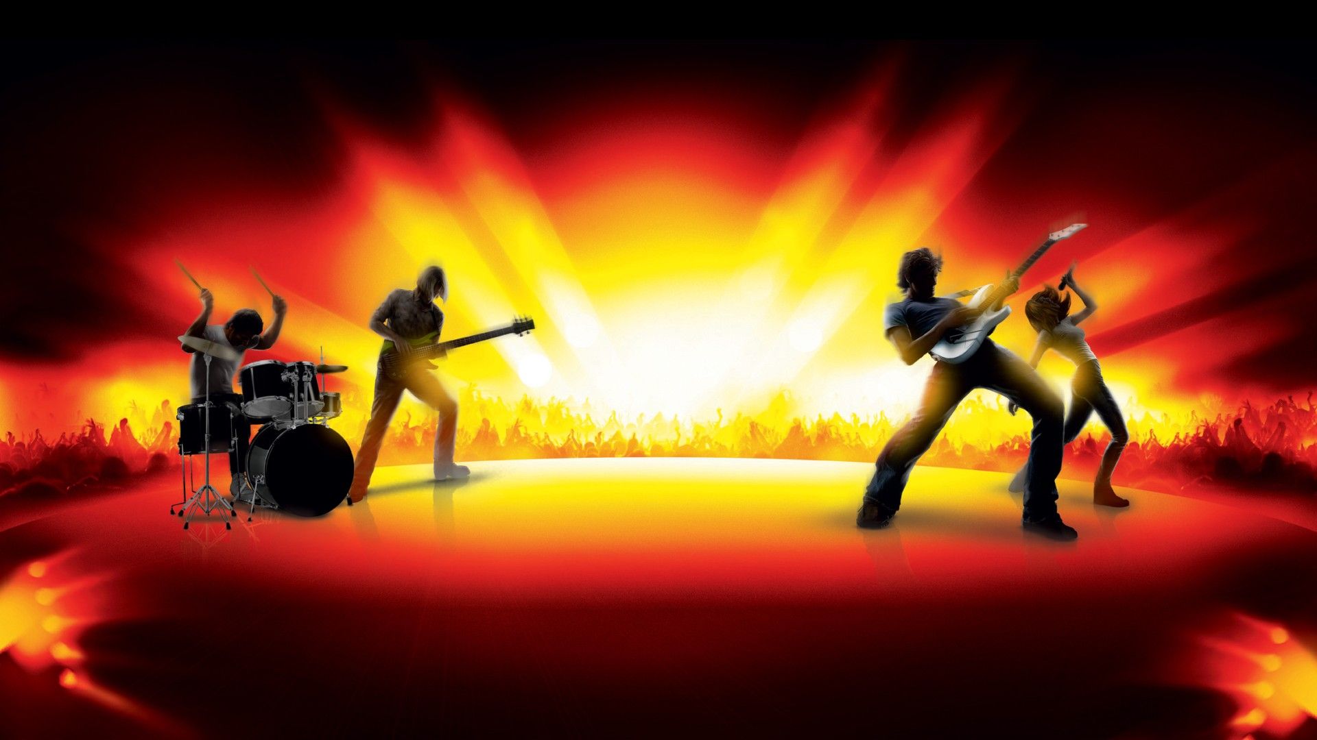 1920x1080 Guitar Hero World Tour. (CIB) (Xbox 360) Download Video Game Guitar Hero: World Tour HD Wallpaper