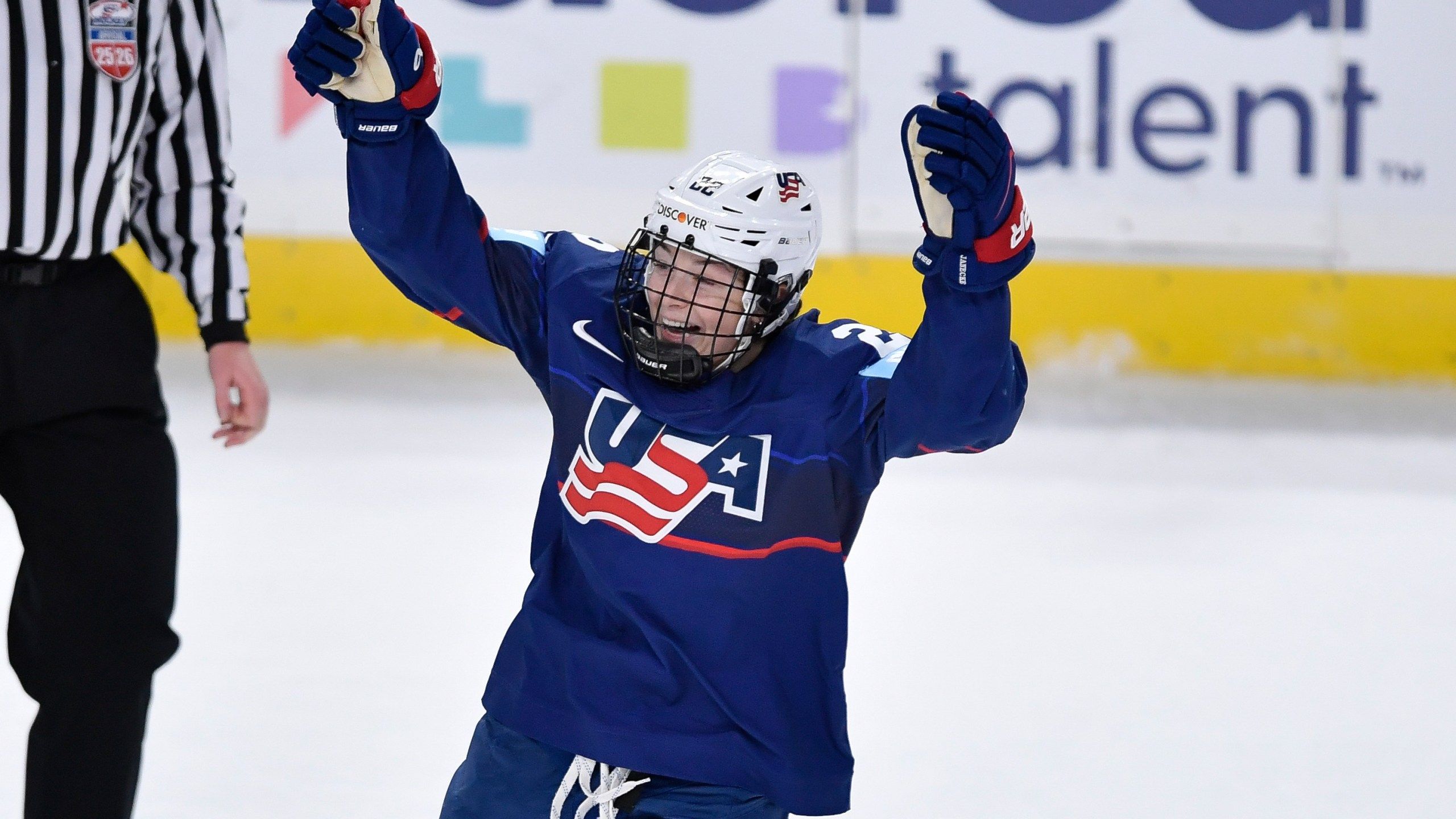 2560x1440 Hilary Knight's hat trick highlights Team USA win in Buffalo. News 4 Buffalo