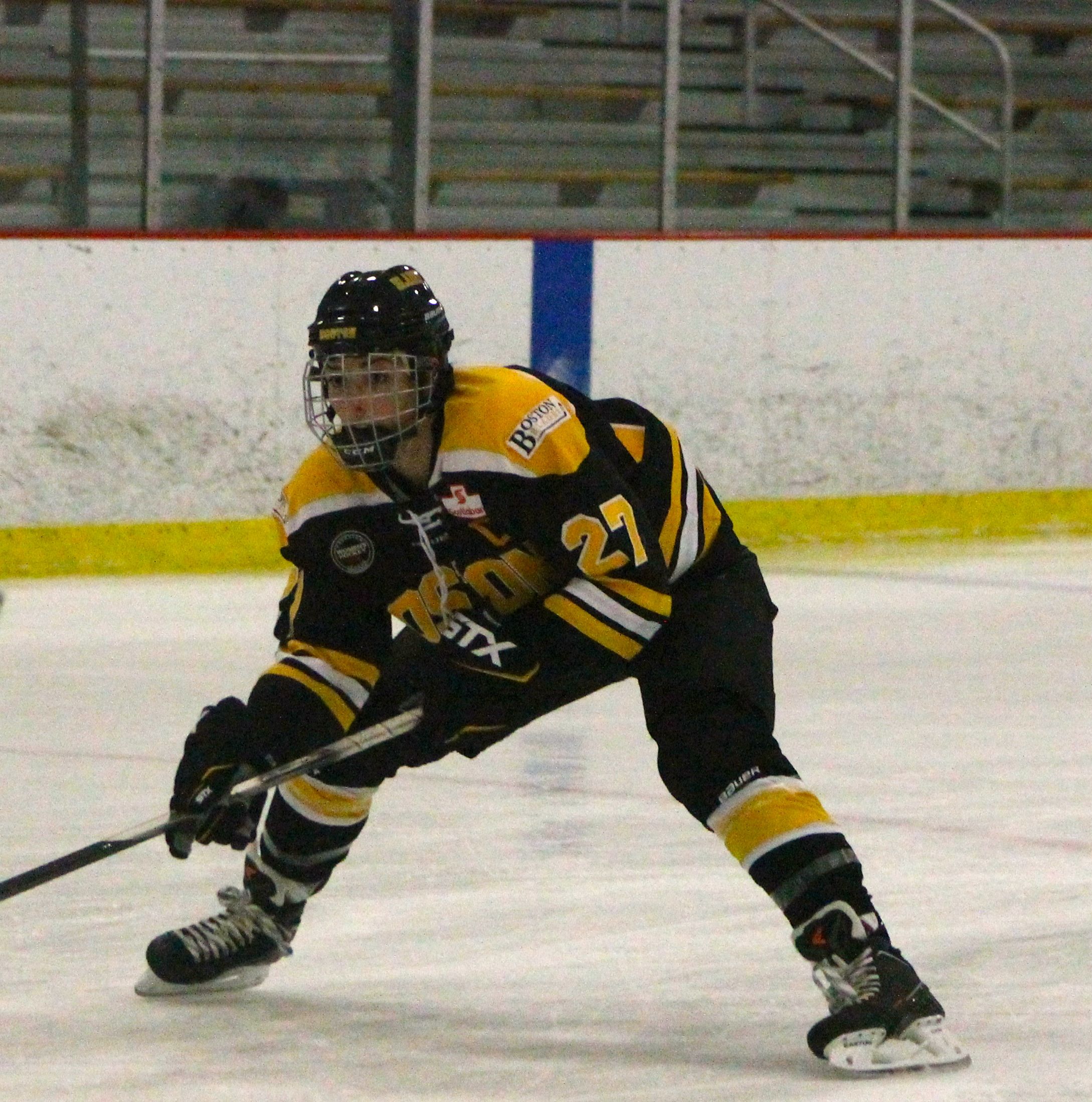 2178x2198 Knight Proves to be Weekend Hero for Boston Blades. The Pink Puck