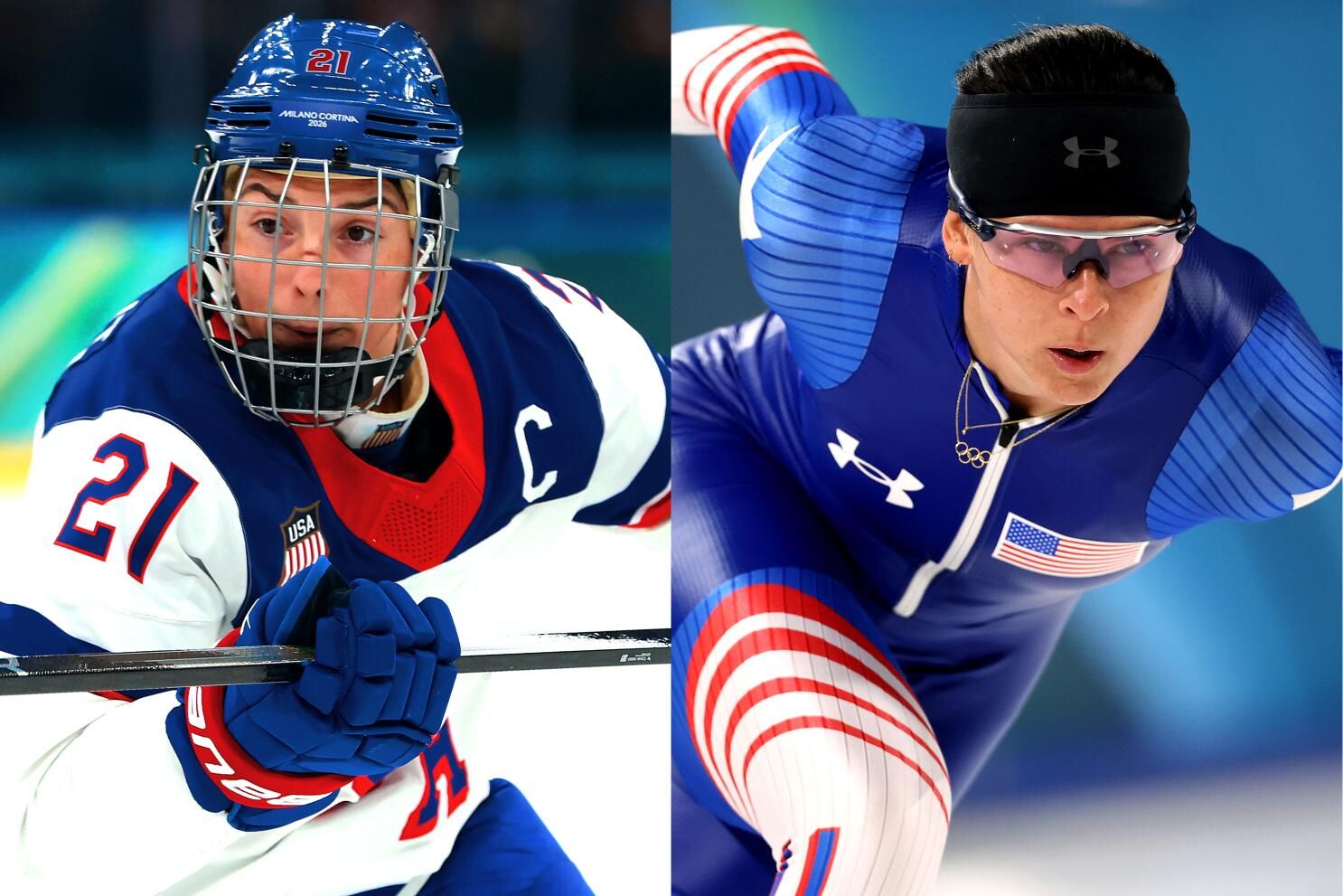 1486x991 Hilary Knight, Brittany Bowe Get Engaged Before Gold Medal Hockey Game Angeles Times
