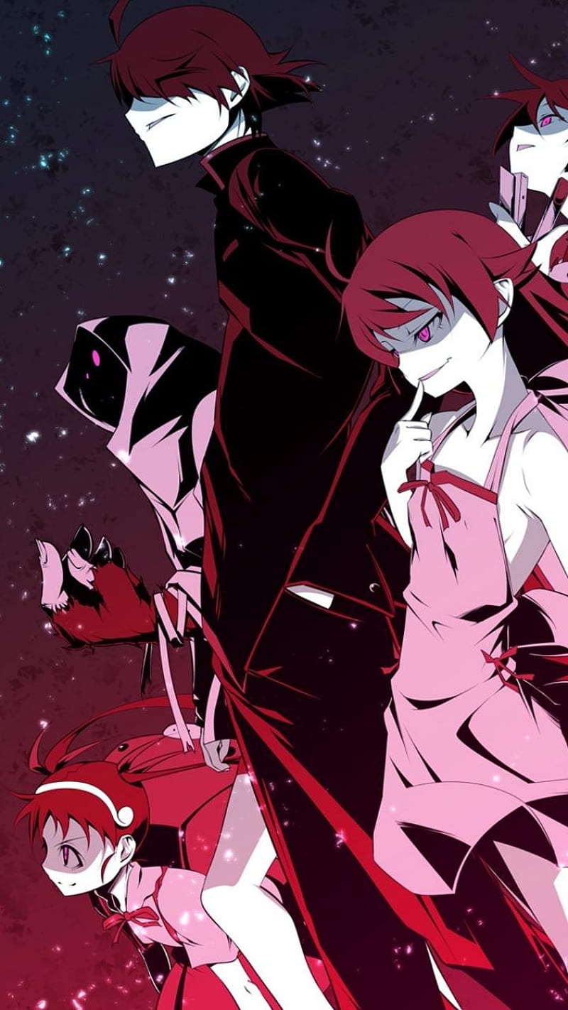 800x1422 Monogatari, man, manga, HD phone wallpaper