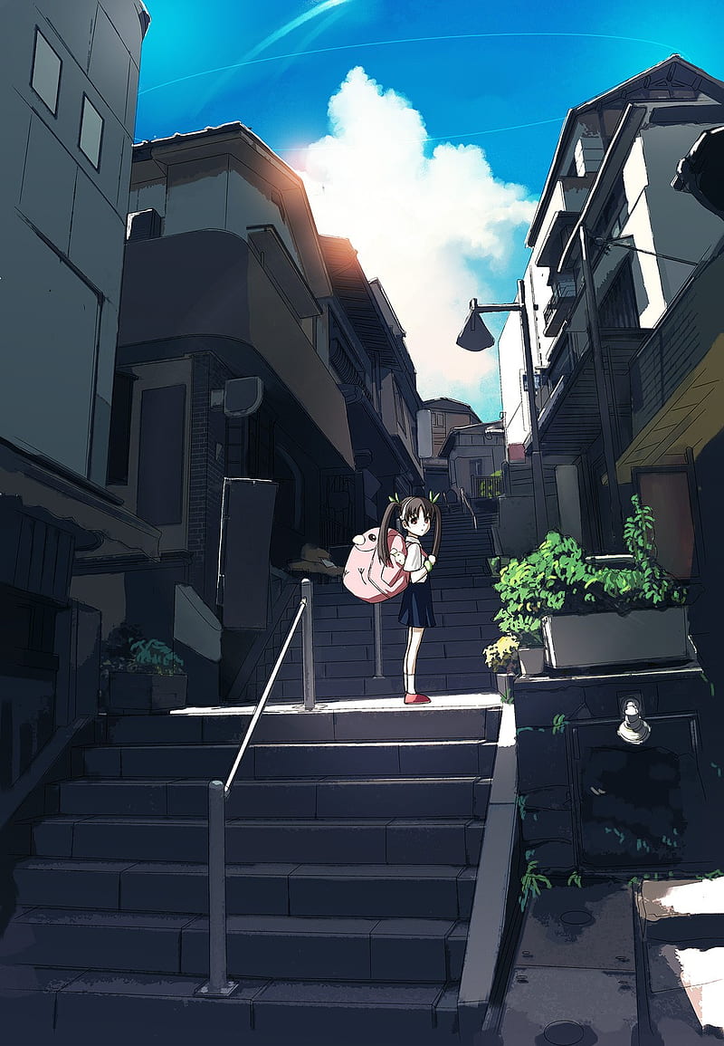800x1155 Monogatari Series, anime girls, Hachikuji Mayoi, HD phone wallpaper