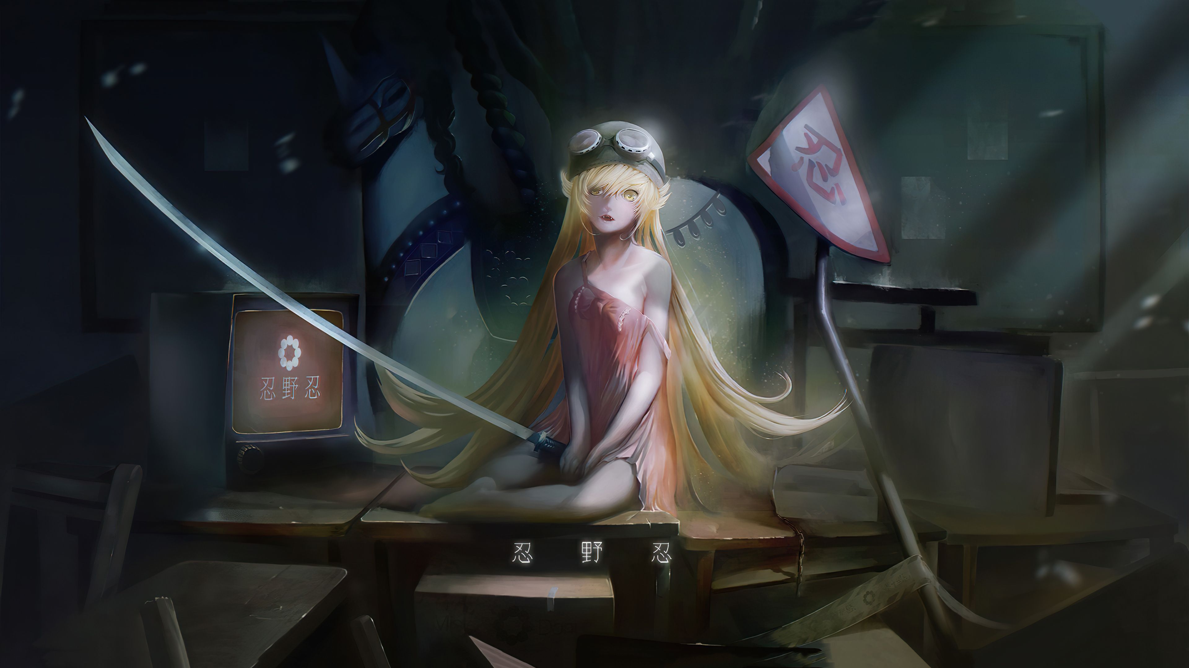 3840x2160 Oshino Shinobu Monogatari Series 4k Wallpaper, HD Anime Wallpaper, 4k Wallpaper, Image, Background, Photos and Picture