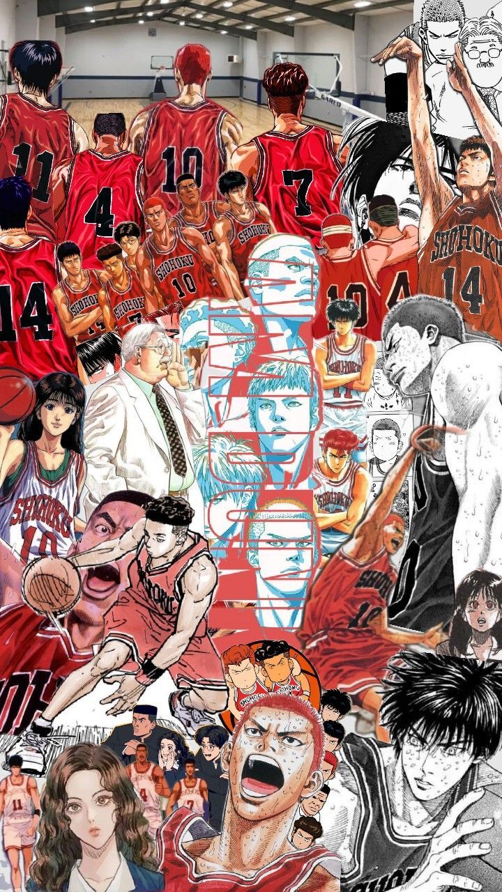 720x1280 Slam Dunk #slam #dunk #basketball #basket #ball #nba #akagi #sakuragi #mitsui #rukawa #myogi #anzai #haruko #senpai