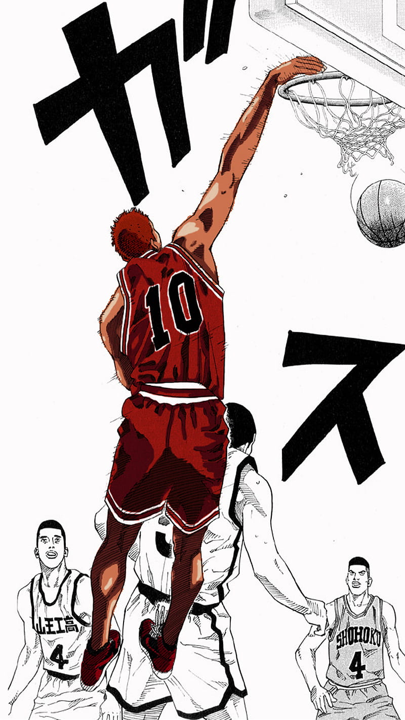 800x1422 Hanamichi Sakuragi, slam dunk, anime, HD phone wallpaper