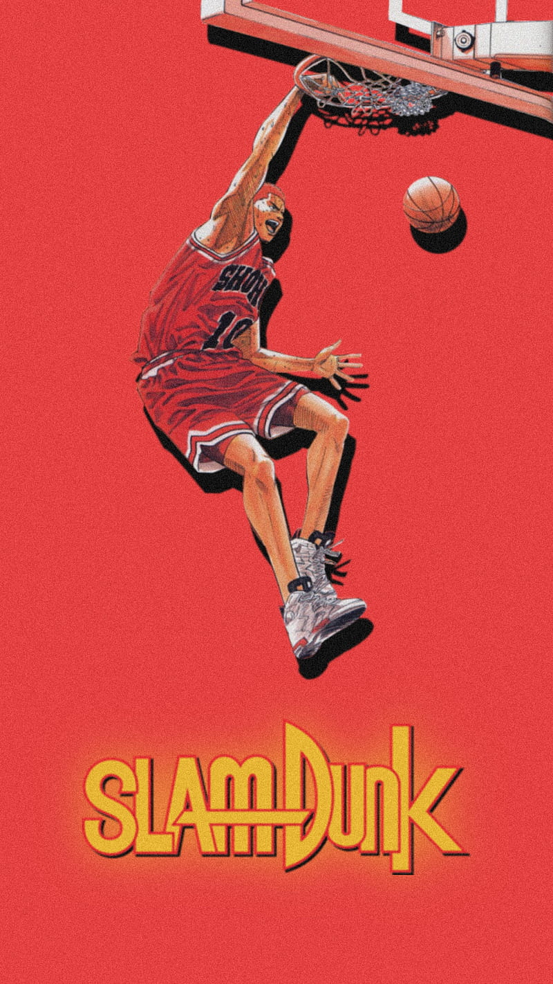 800x1422 Sakuragi Hanamichi, hanamichi sakuragi, slam dunk, HD phone wallpaper