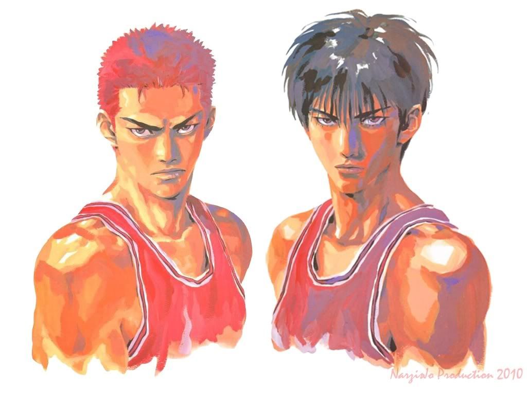 1024x768 Rukawa And Sakuragi
