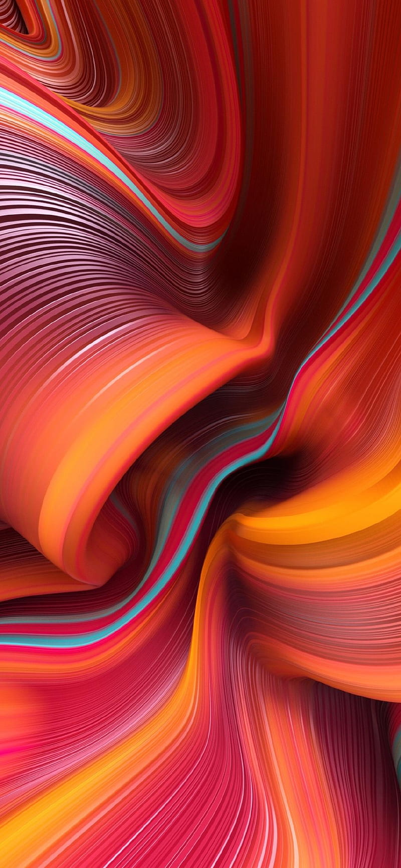 800x1733 MIUI 12 abstract, colors, huawei, melted, note, pink, redmi, xiaomi, HD phone wallpaper