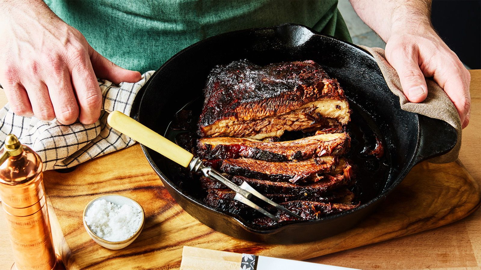 1600x900 Sweet and Smoky Beef Brisket with Zesty Apple Slaw