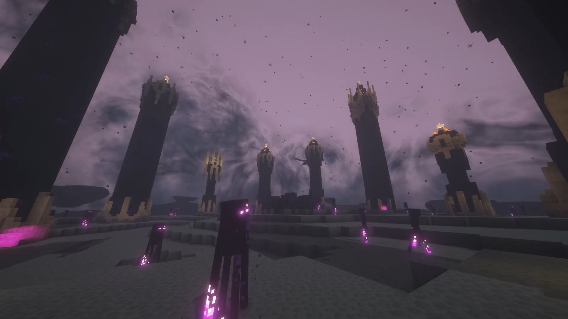 1920x1080 So, I made a chill End wallpaper loop from my personal modpack